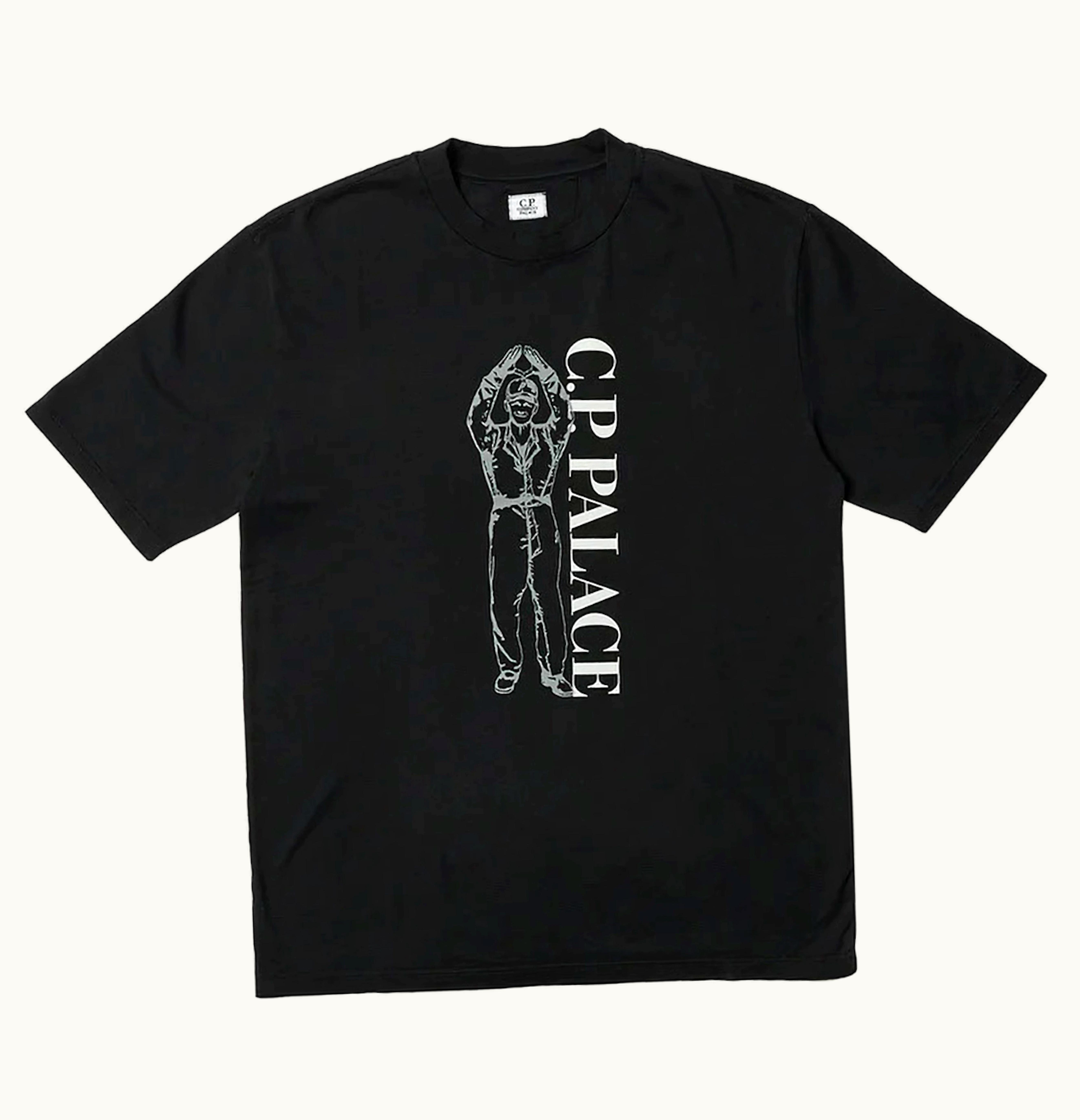 Palace Palace X CP Company T Shirt Black