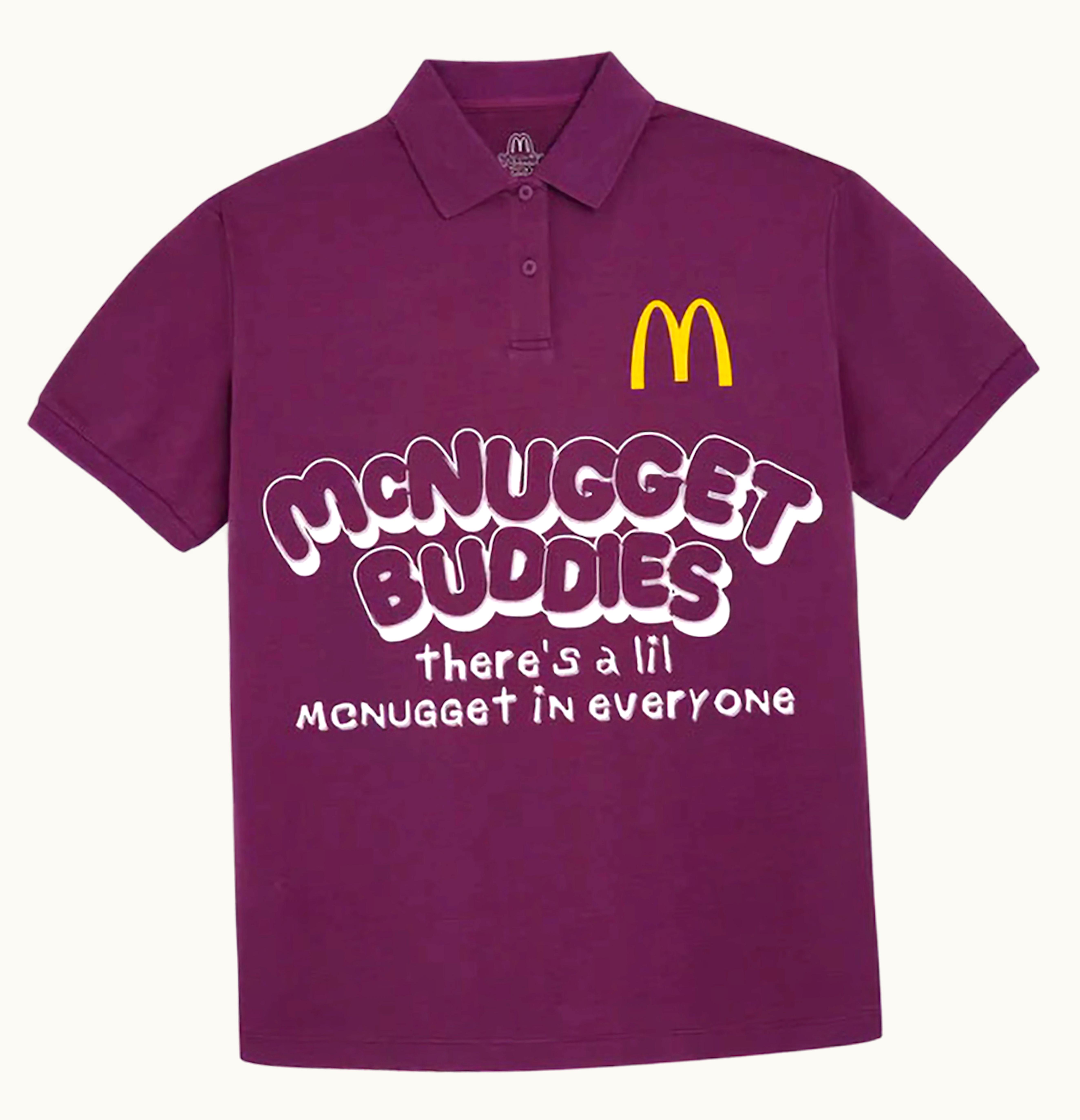 Kerwin Frost X McDonalds Mcnugget Buddies Polo Shirt Purple