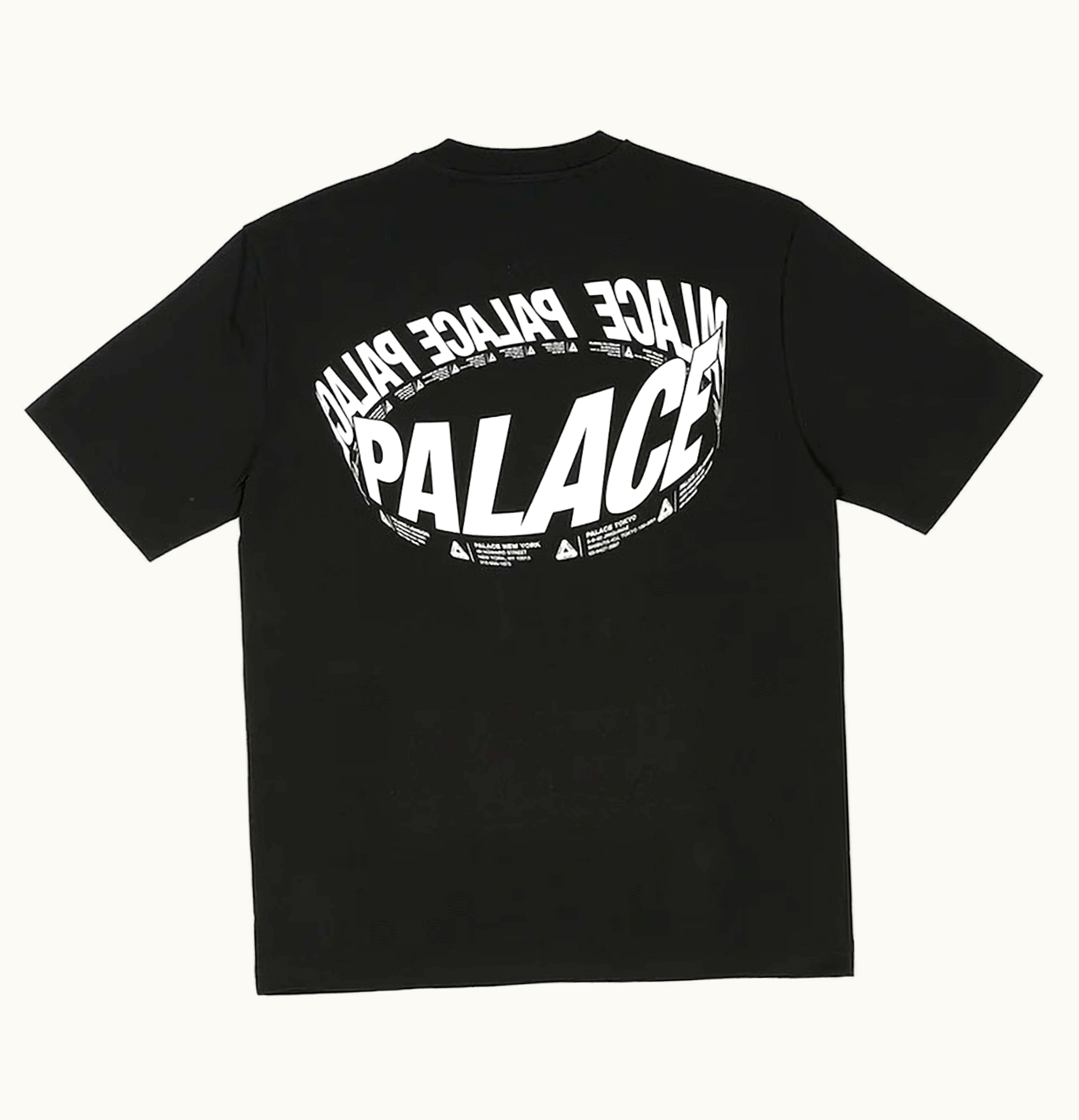 Palace Palace Wrapper Logo T Shirt Black