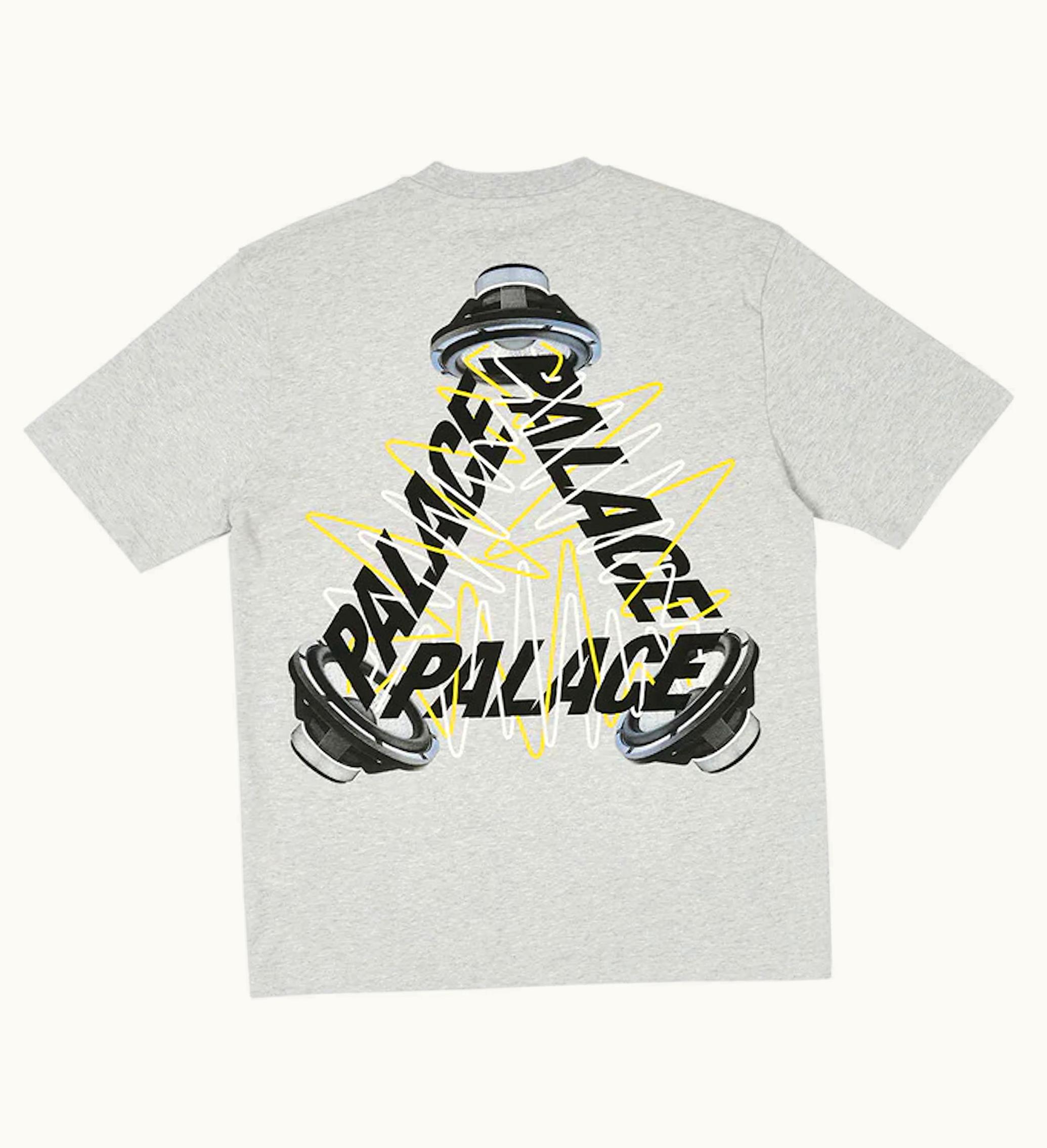 Palace Palace Speaker P 3 T Shirt Grey Marl