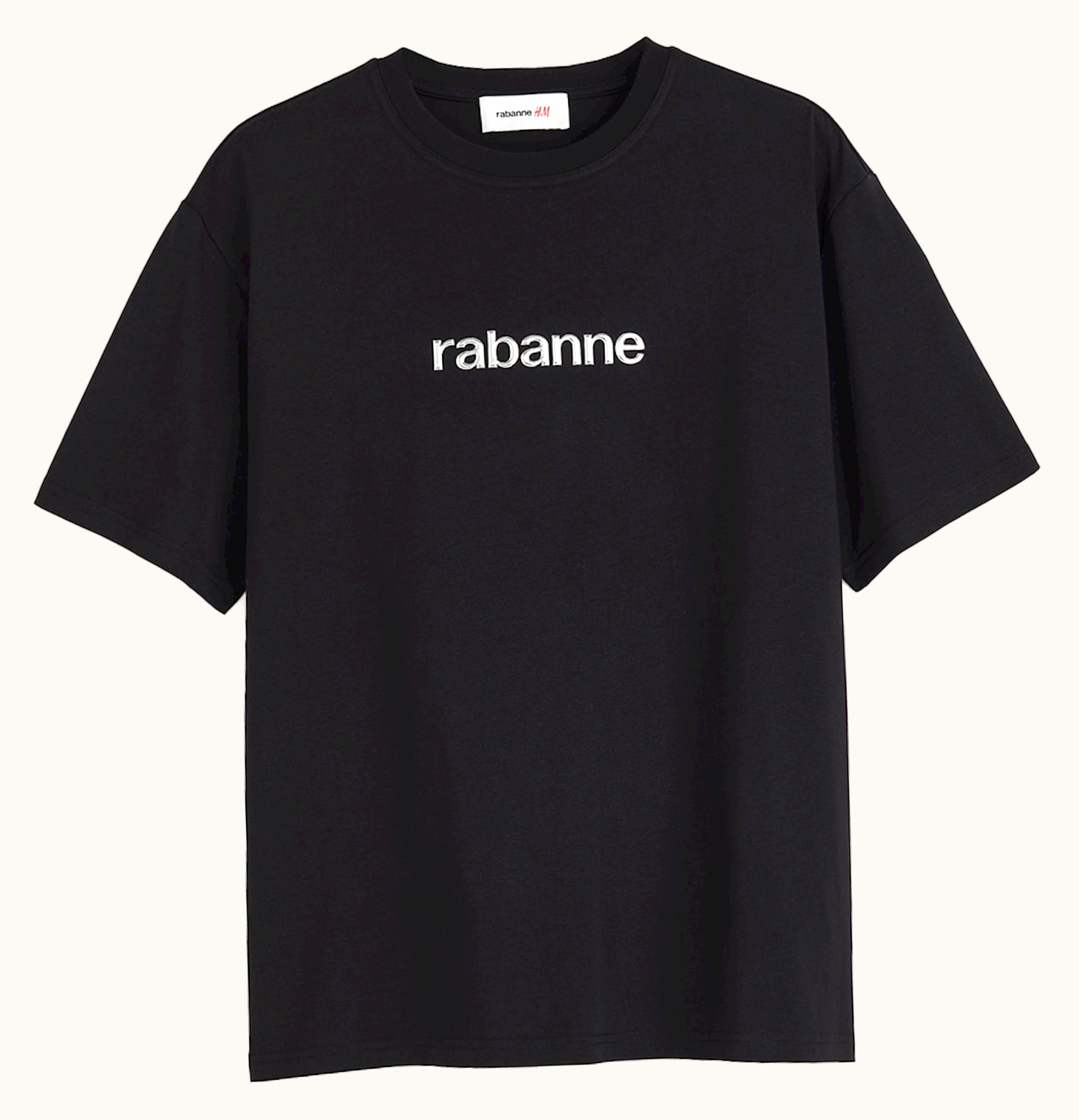 Rabanne Rabanne HM Appliqued T Shirt Black