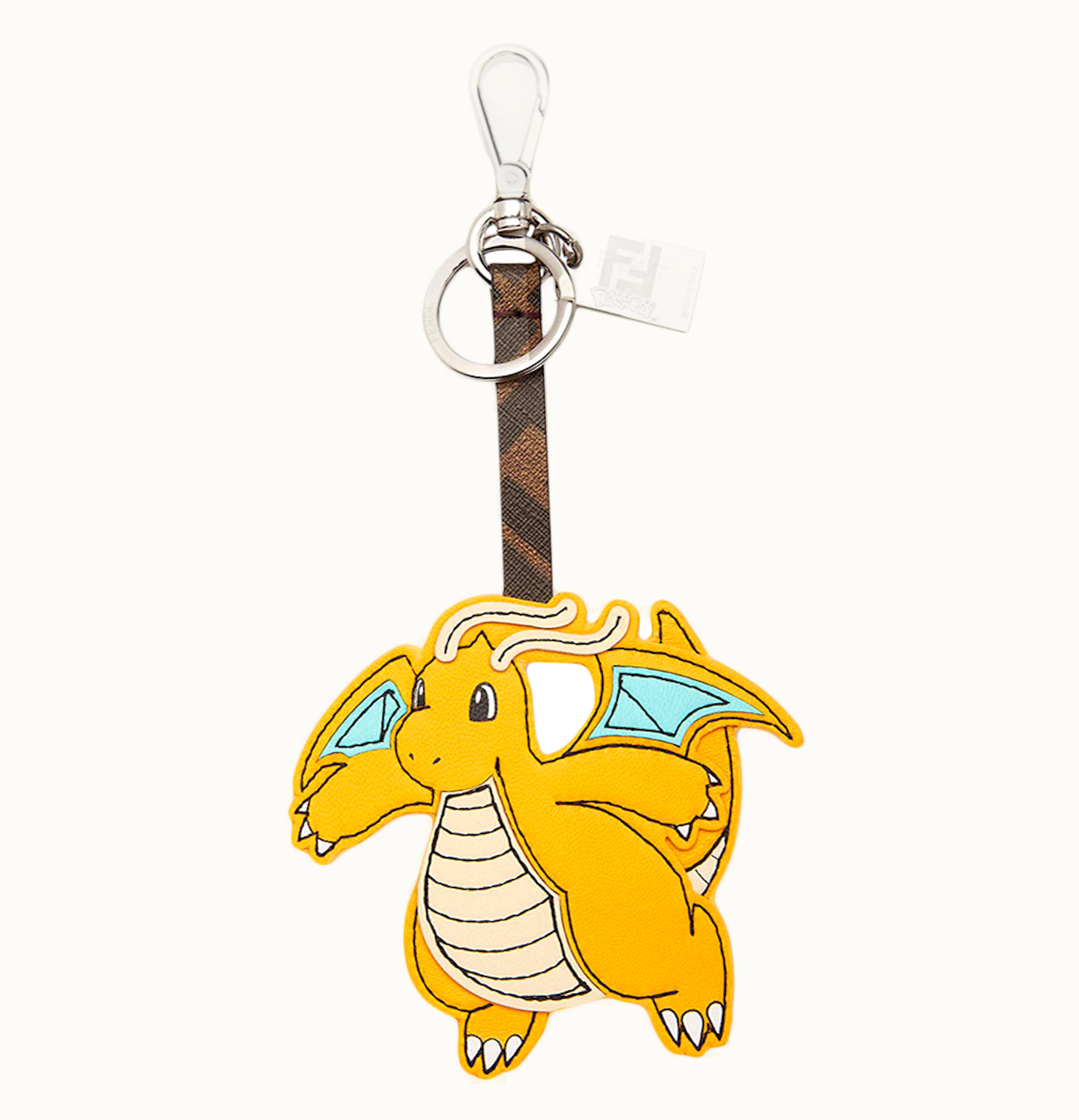 Fendi X FRGMT X Pokemon Nappa Key Ring Yellow