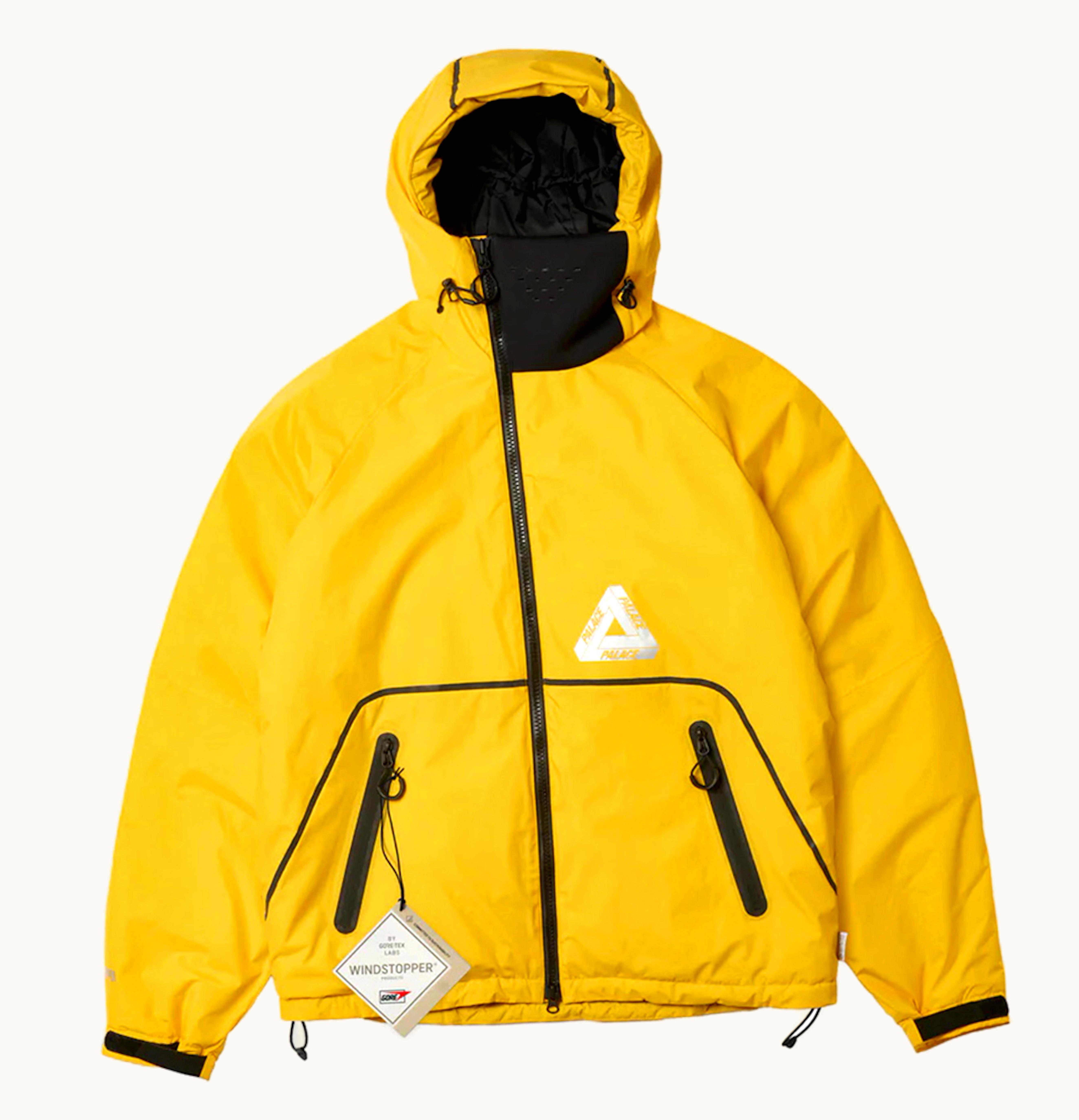 Palace Palace Gore Tex Windstopper Mask Jacket Yellow
