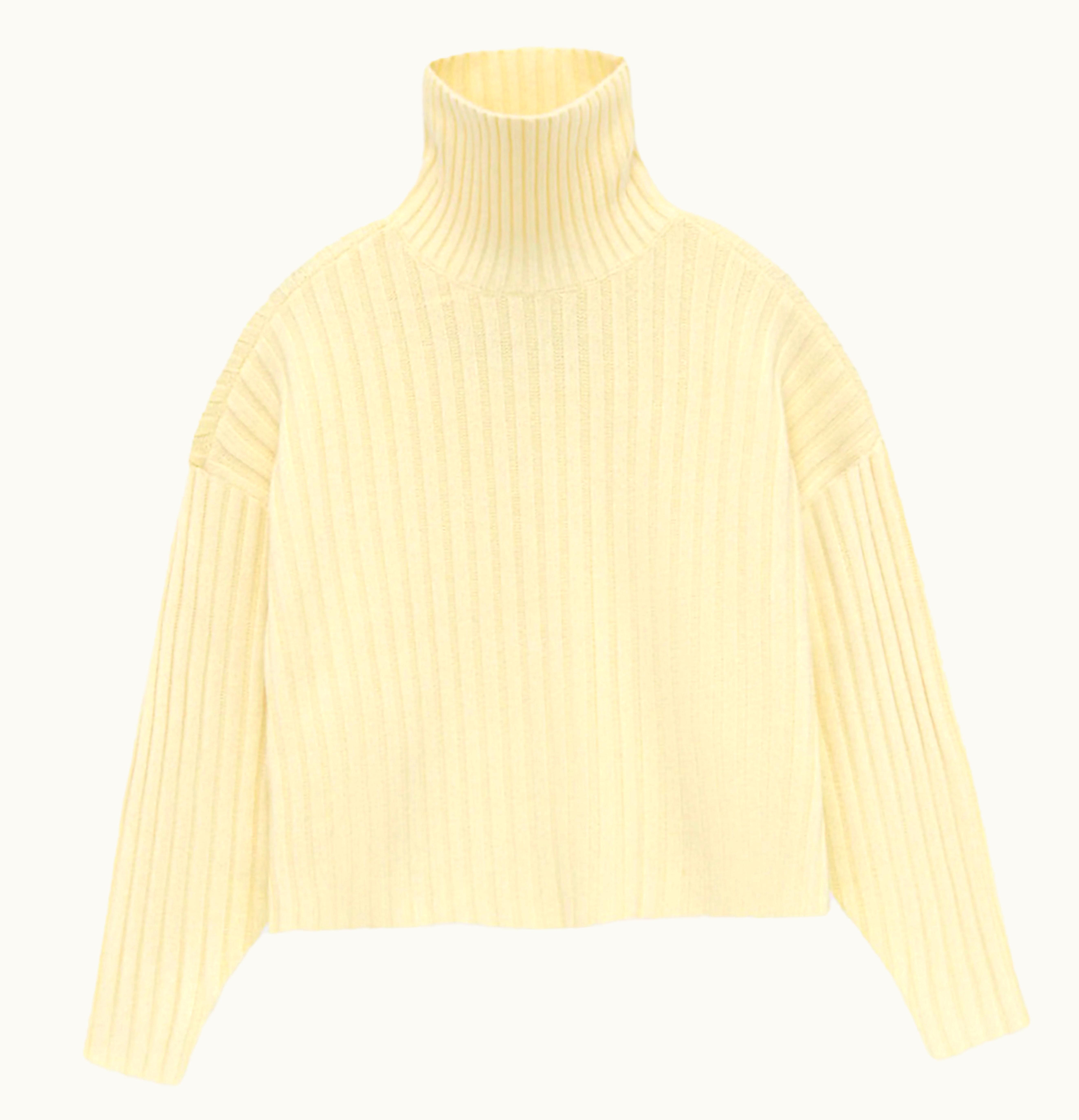 Fear of God Fear Of God Essentials Kids Turtleneck Sweater Garden Yellow