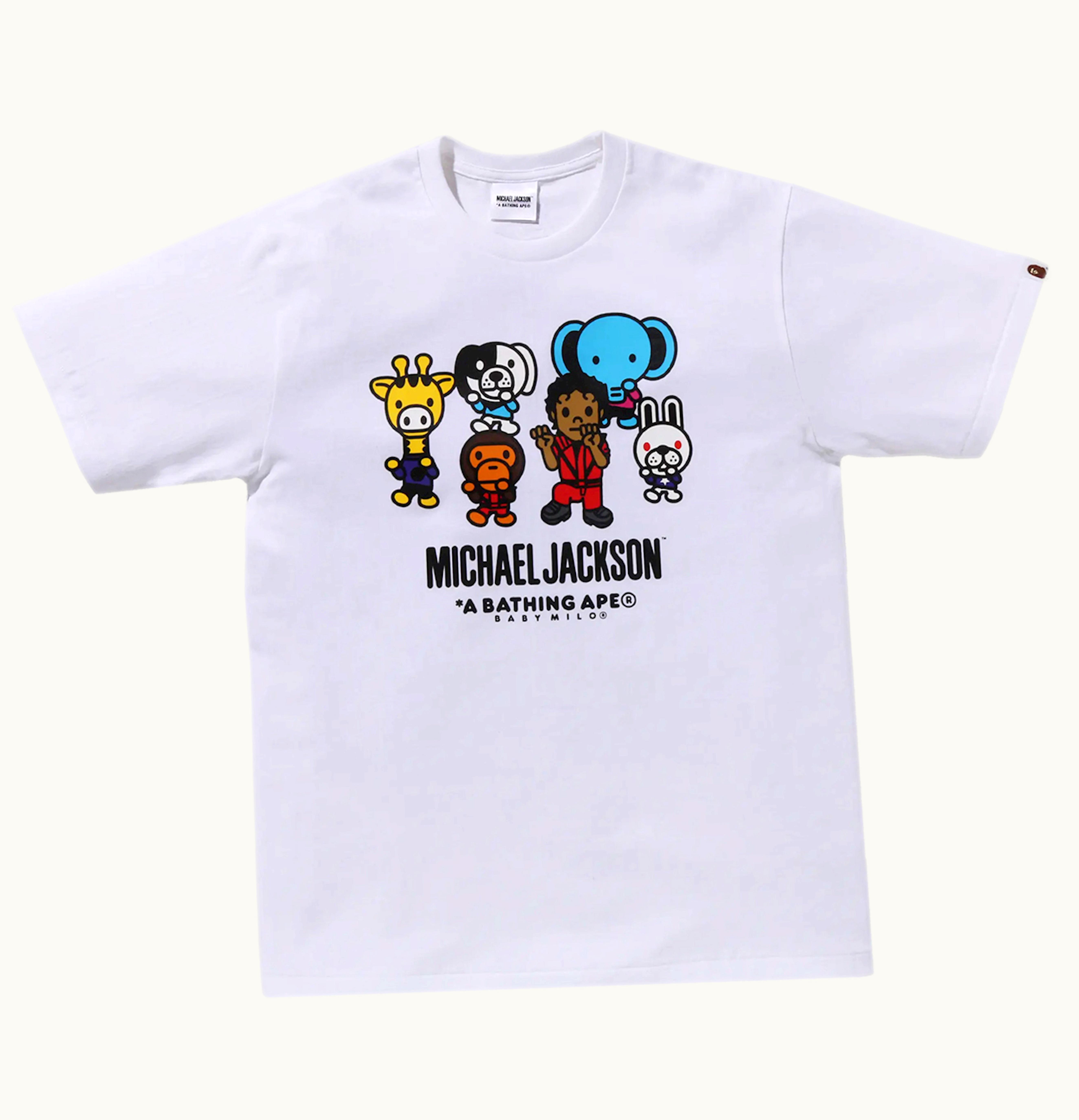 BAPE BAPE X Michael Jackson Baby Milo Tee White