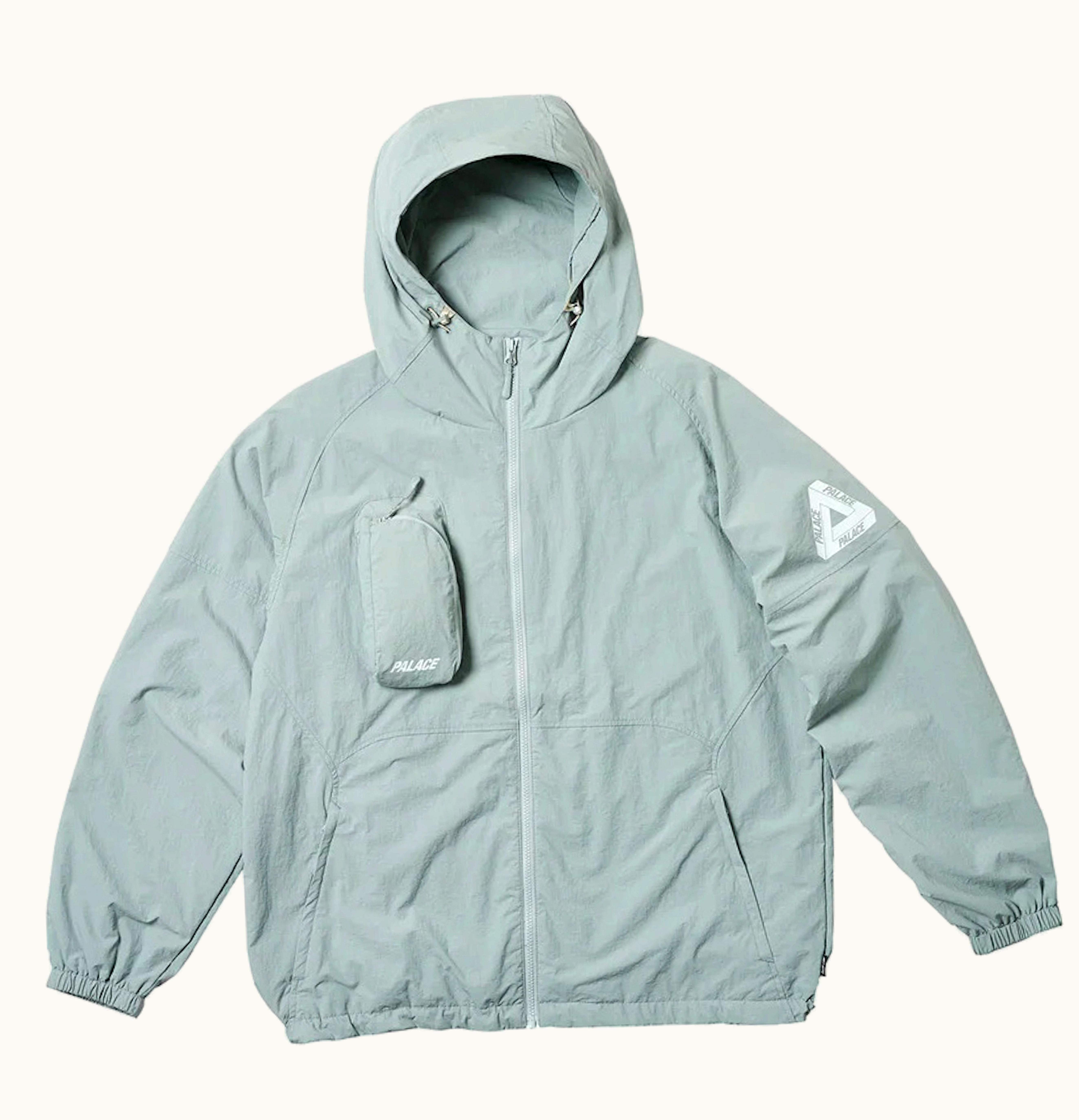 Palace Palace Hooded Sheller Jacket Cloudy
