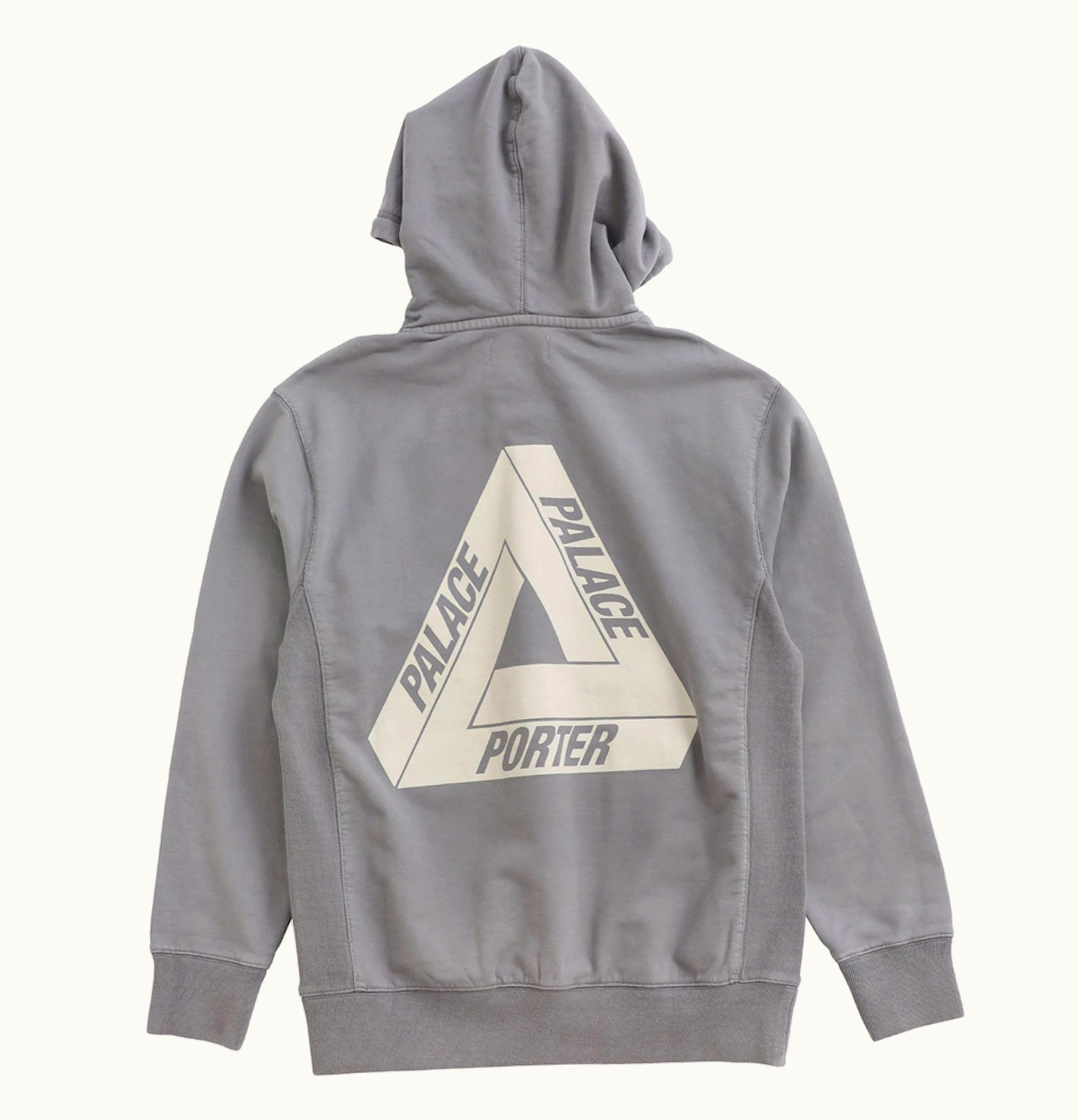 Palace Palace X Porter Tri Ferg Hoodie Grey