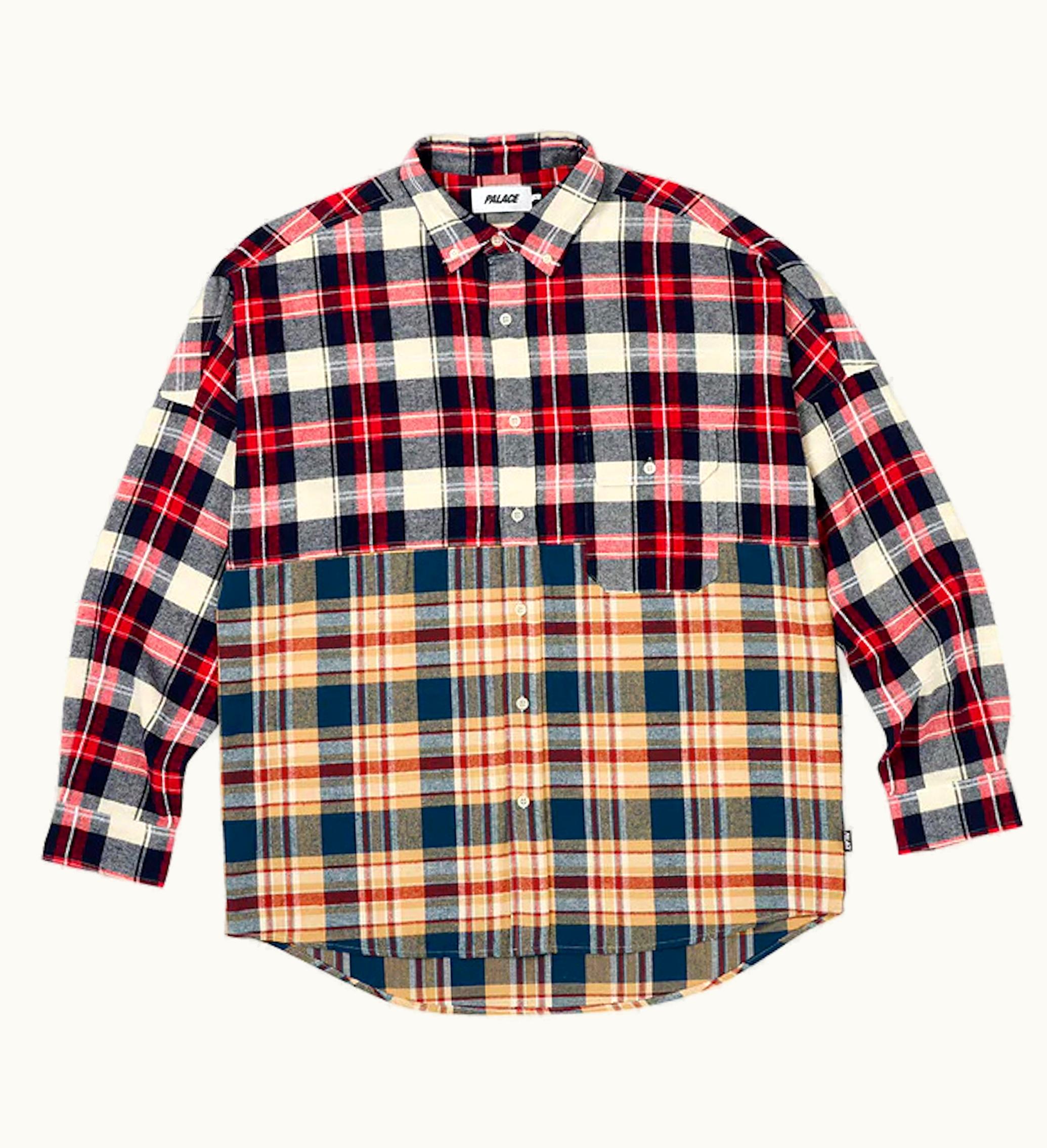 Palace Palace Checkmate Drop Shoulder Shirt Red