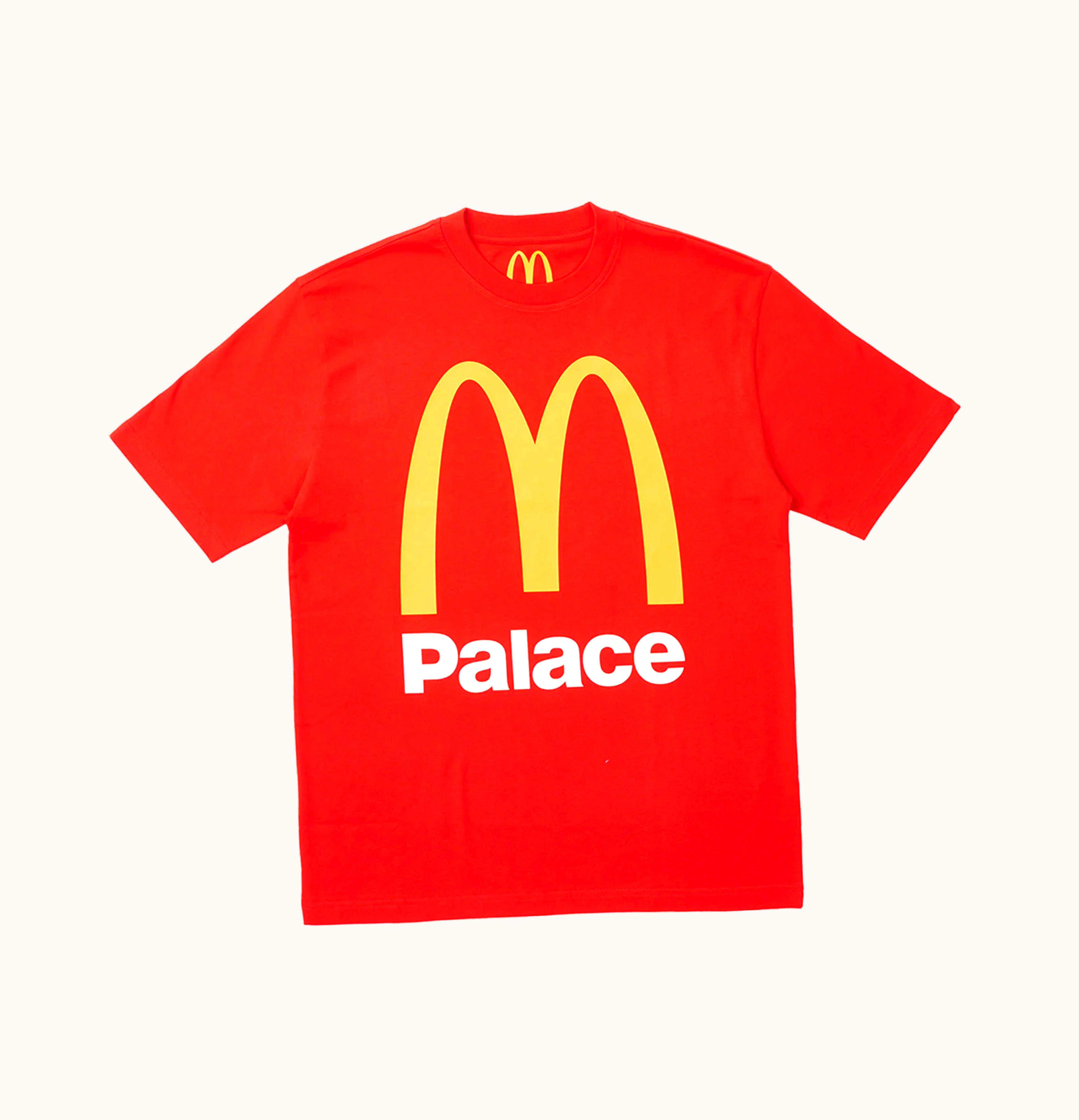 Palace Palace X McDonalds Logo T Shirt Red