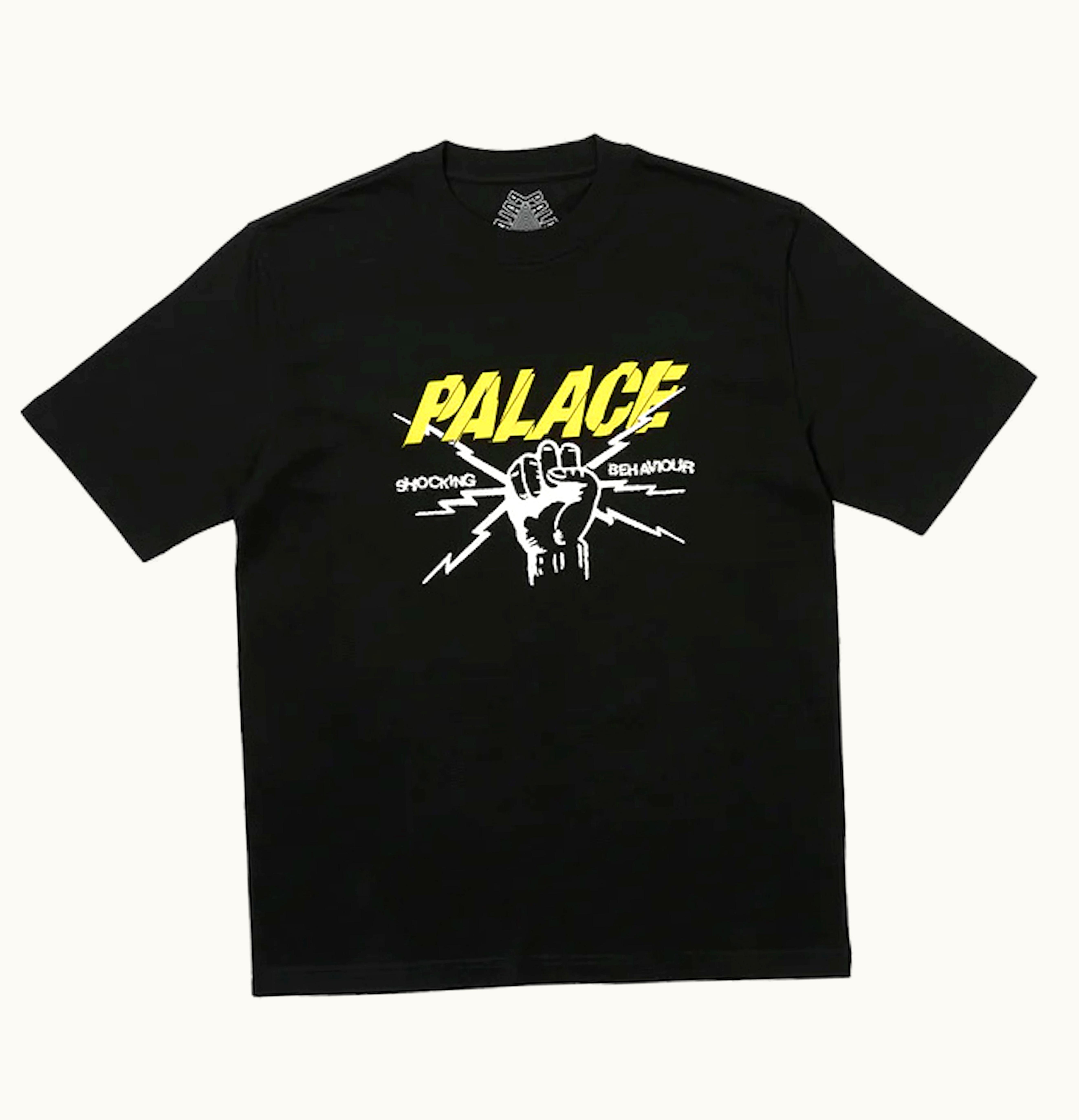 Palace Palace Shocking Behaviour T Shirt Black