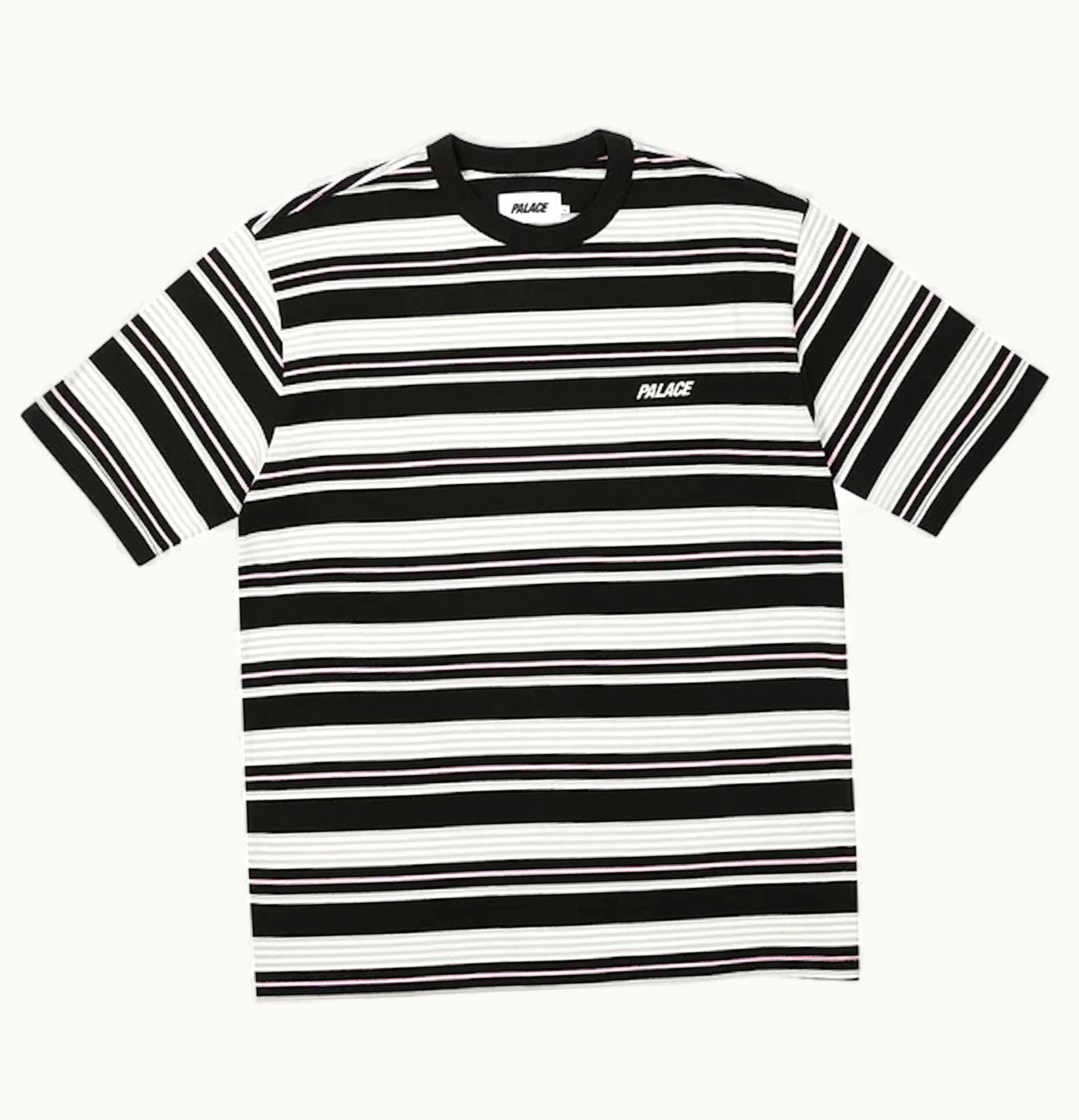 Palace Palace Stripe T Shirt Black