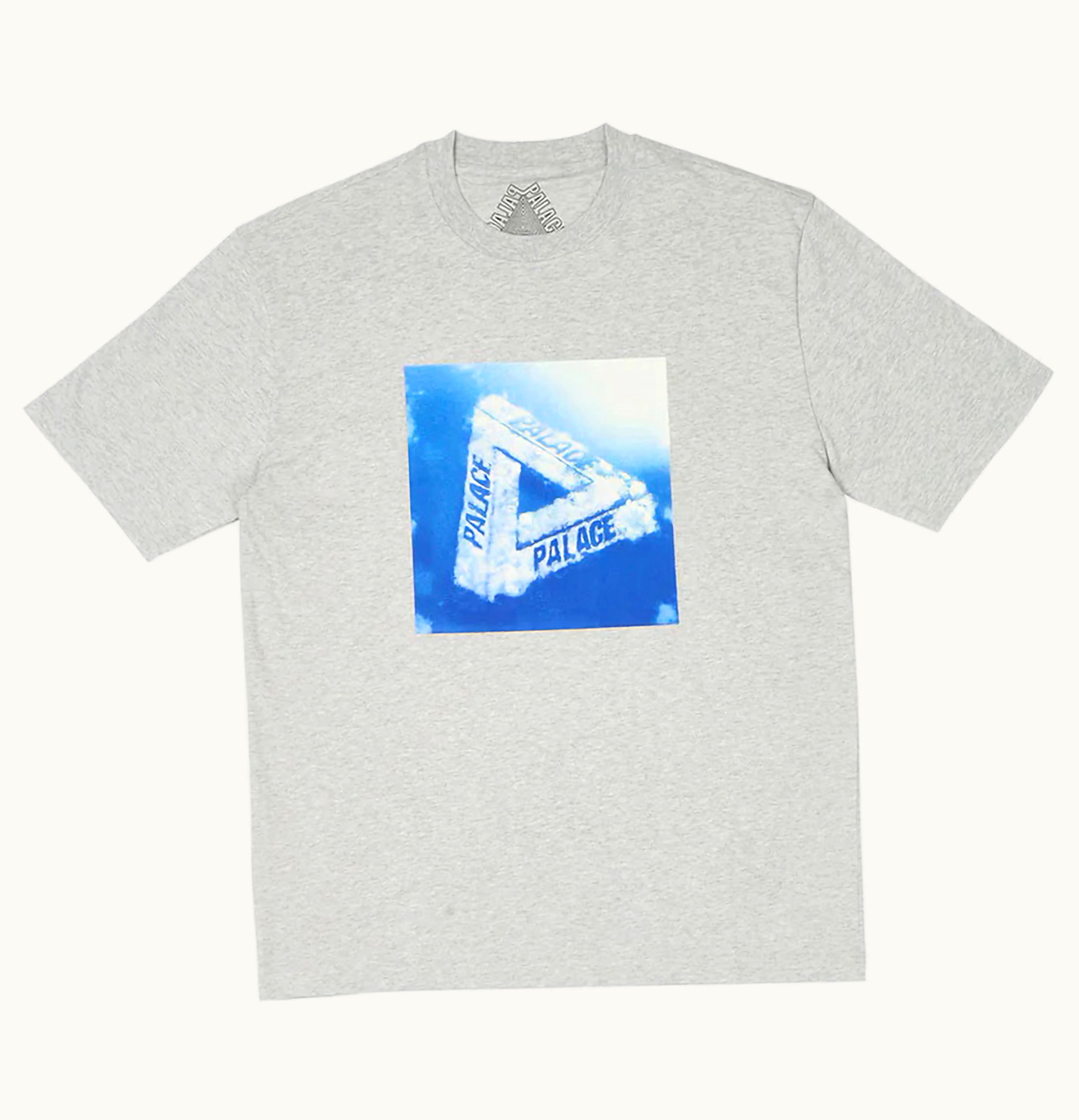 Palace Palace Under The Weather T Shirt Grey Marl