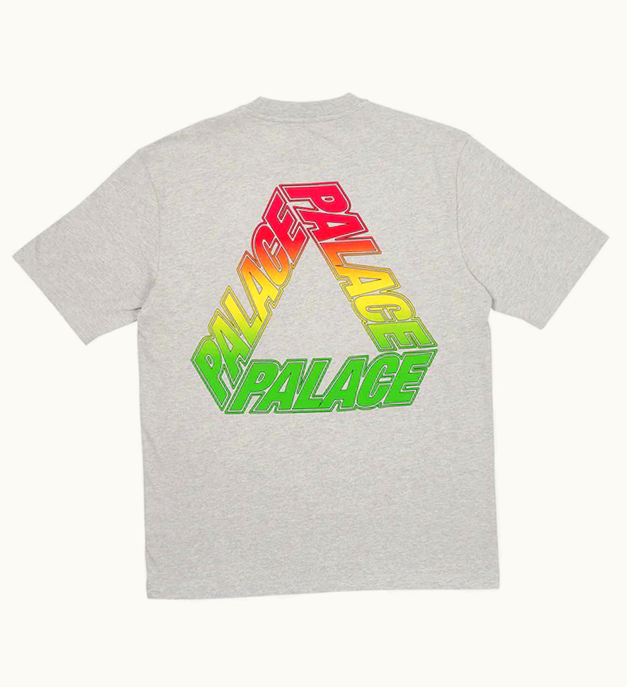 Palace Palace Spectrum P3 T Shirt Grey Marl
