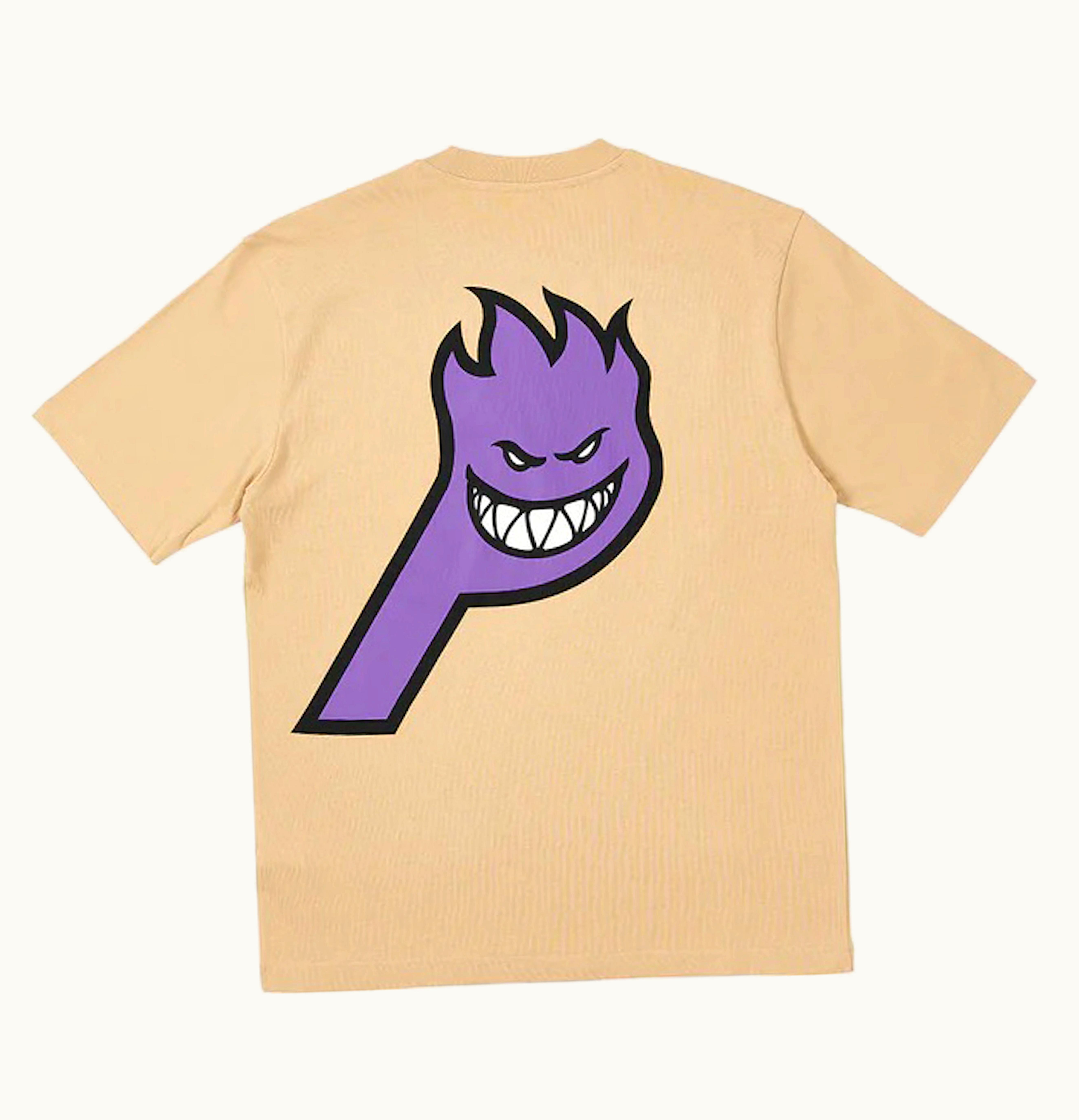 Palace Palace X Spitfire P Head T Shirt Sand