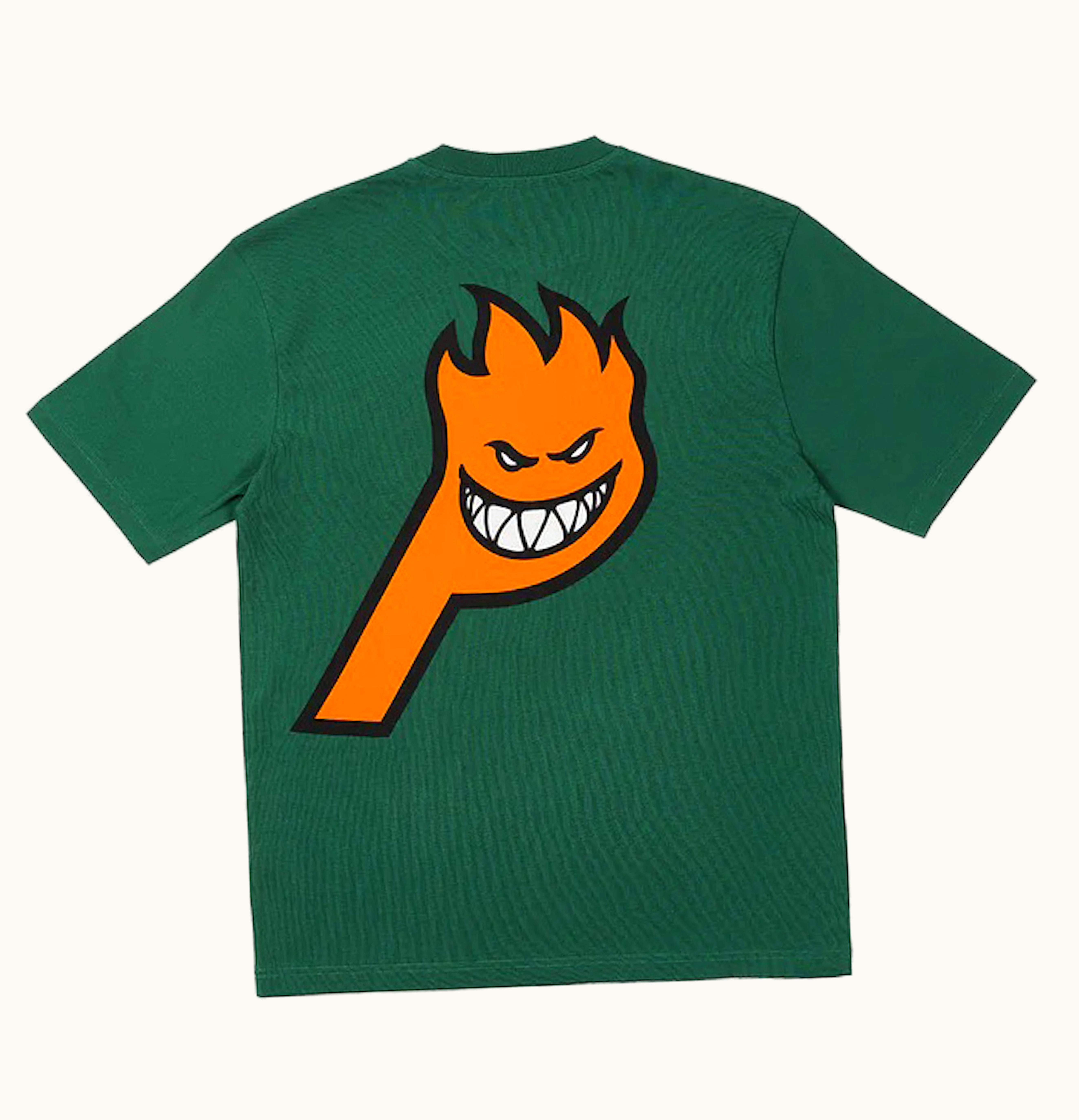 Palace Palace X Spitfire P Head T Shirt Green