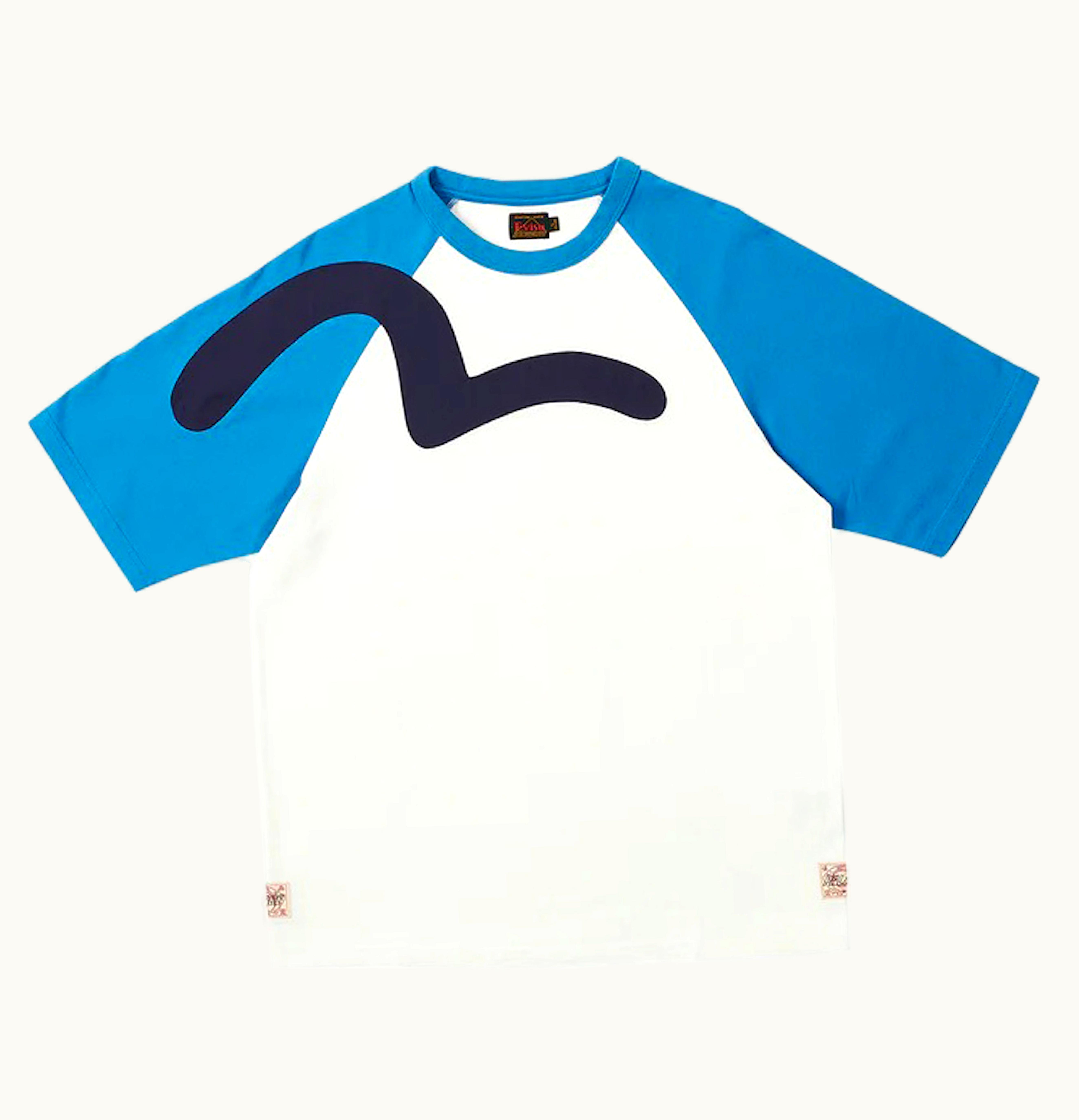 Palace Palace X Evisu Seagull Raglan T Shirt Off White