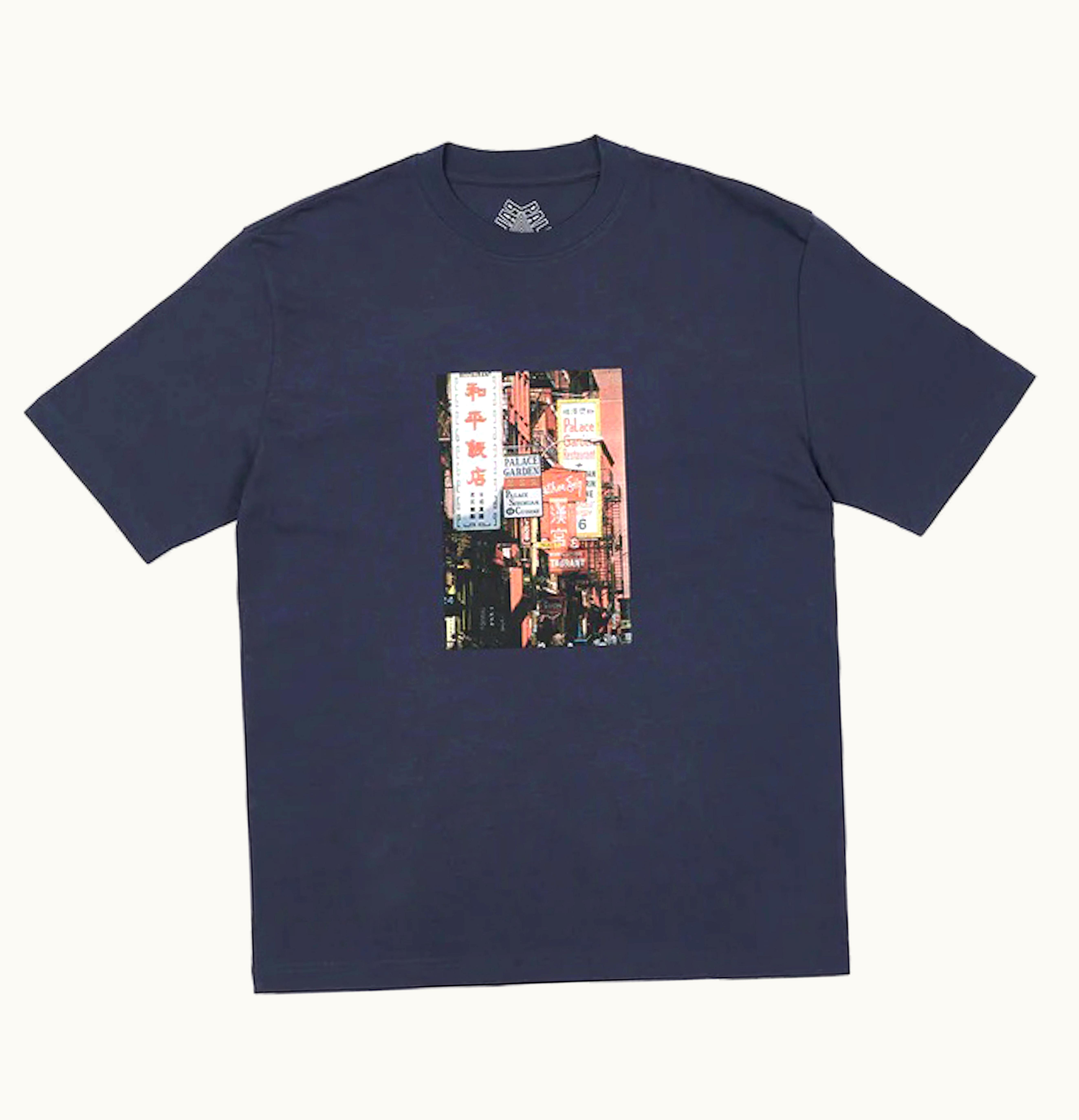Palace Palace Downtown T Shirt Navy