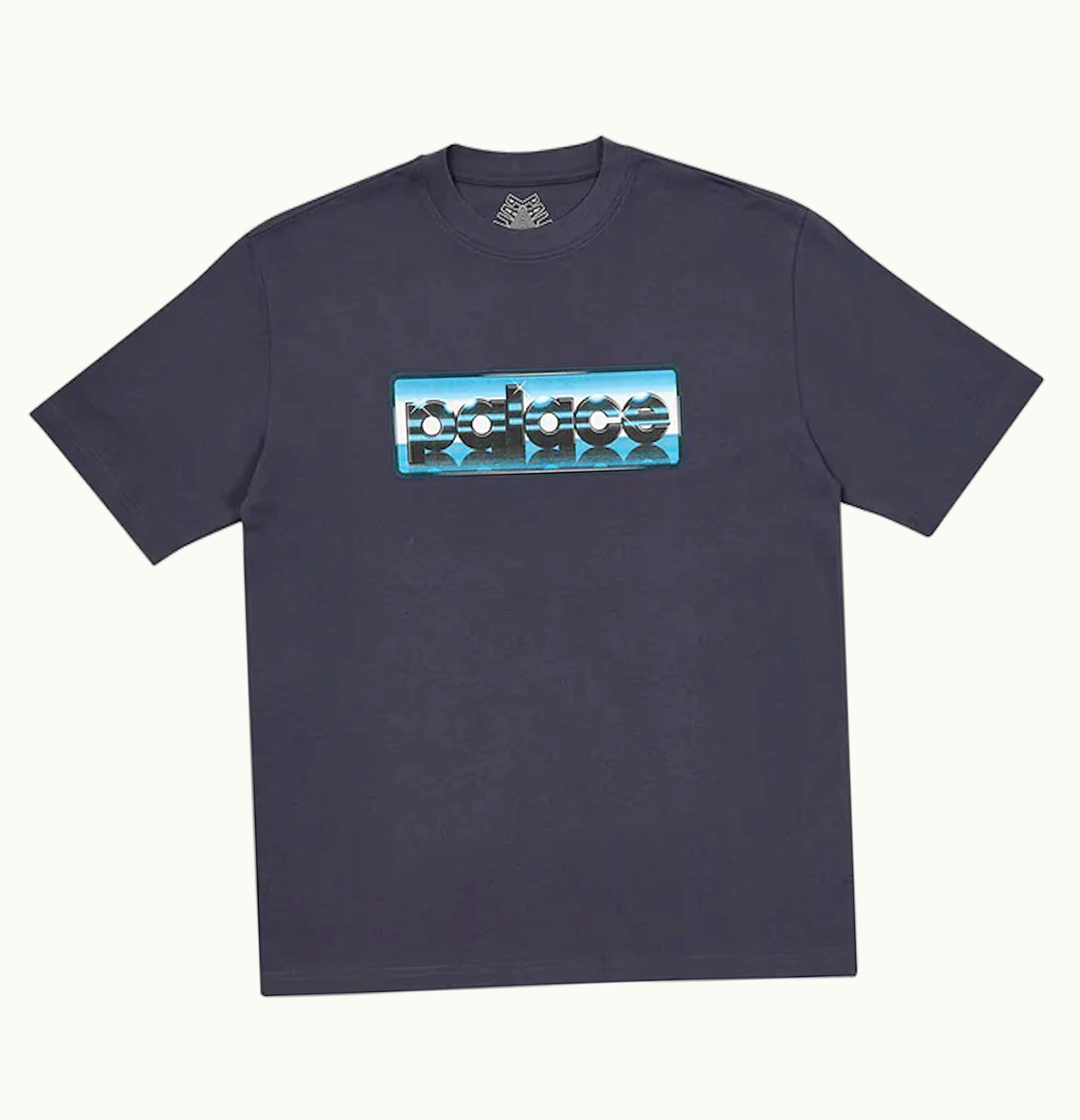 Palace Palace Brush T Shirt Navy