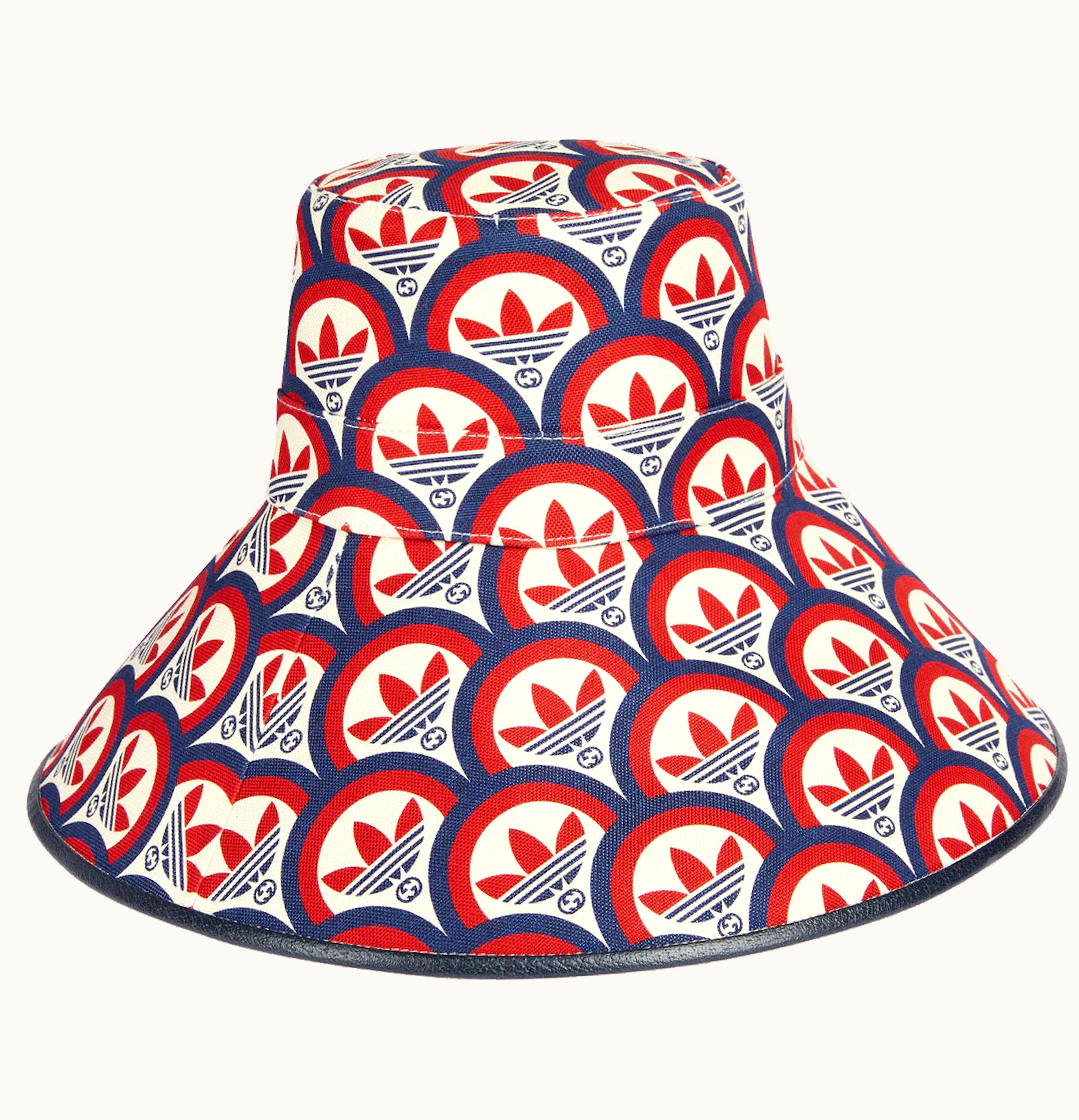 Gucci Gucci x adidas Wide Brimmed Hat Red Blue