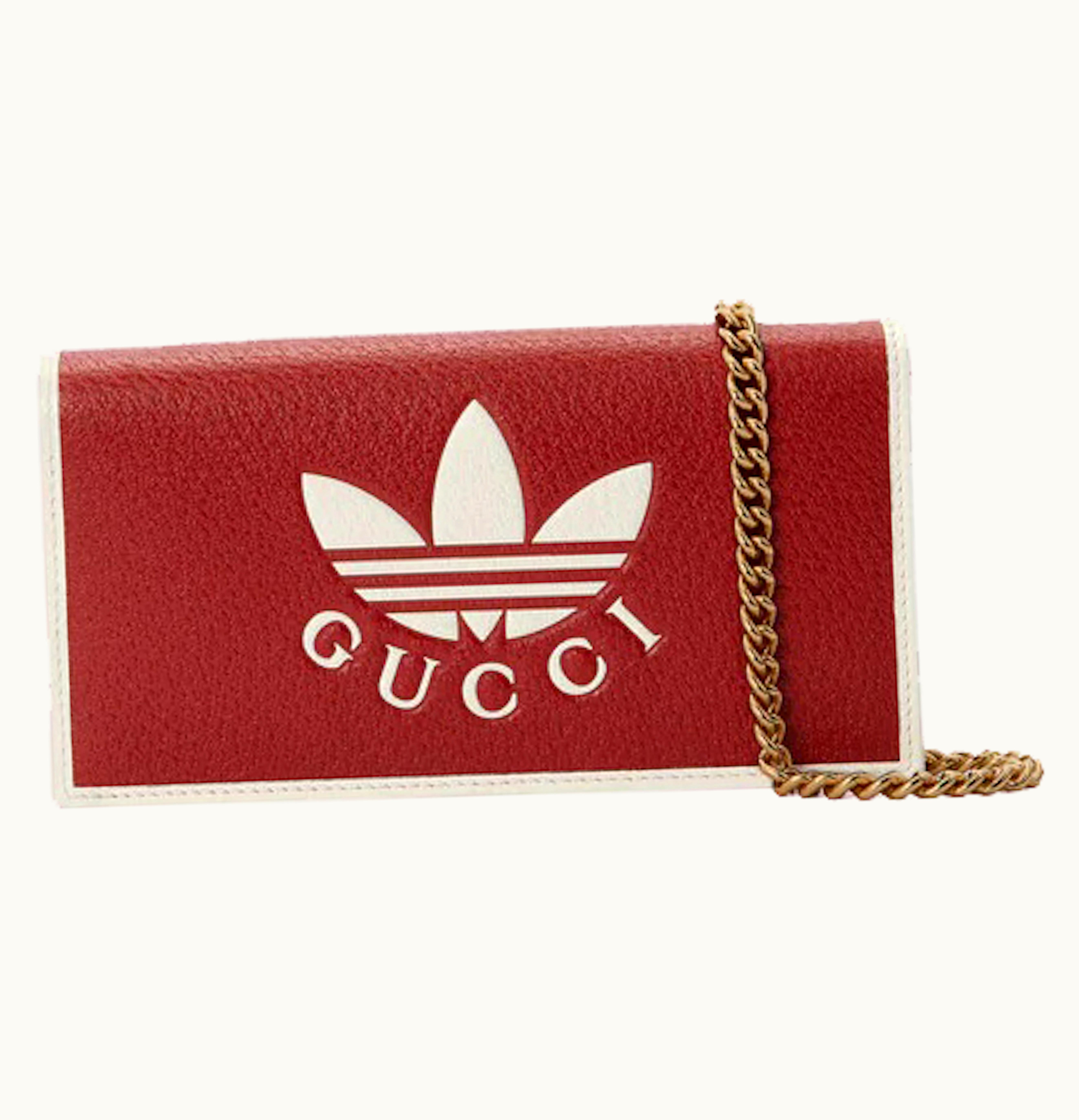 Gucci Gucci x adidas Wallet With Chain Red
