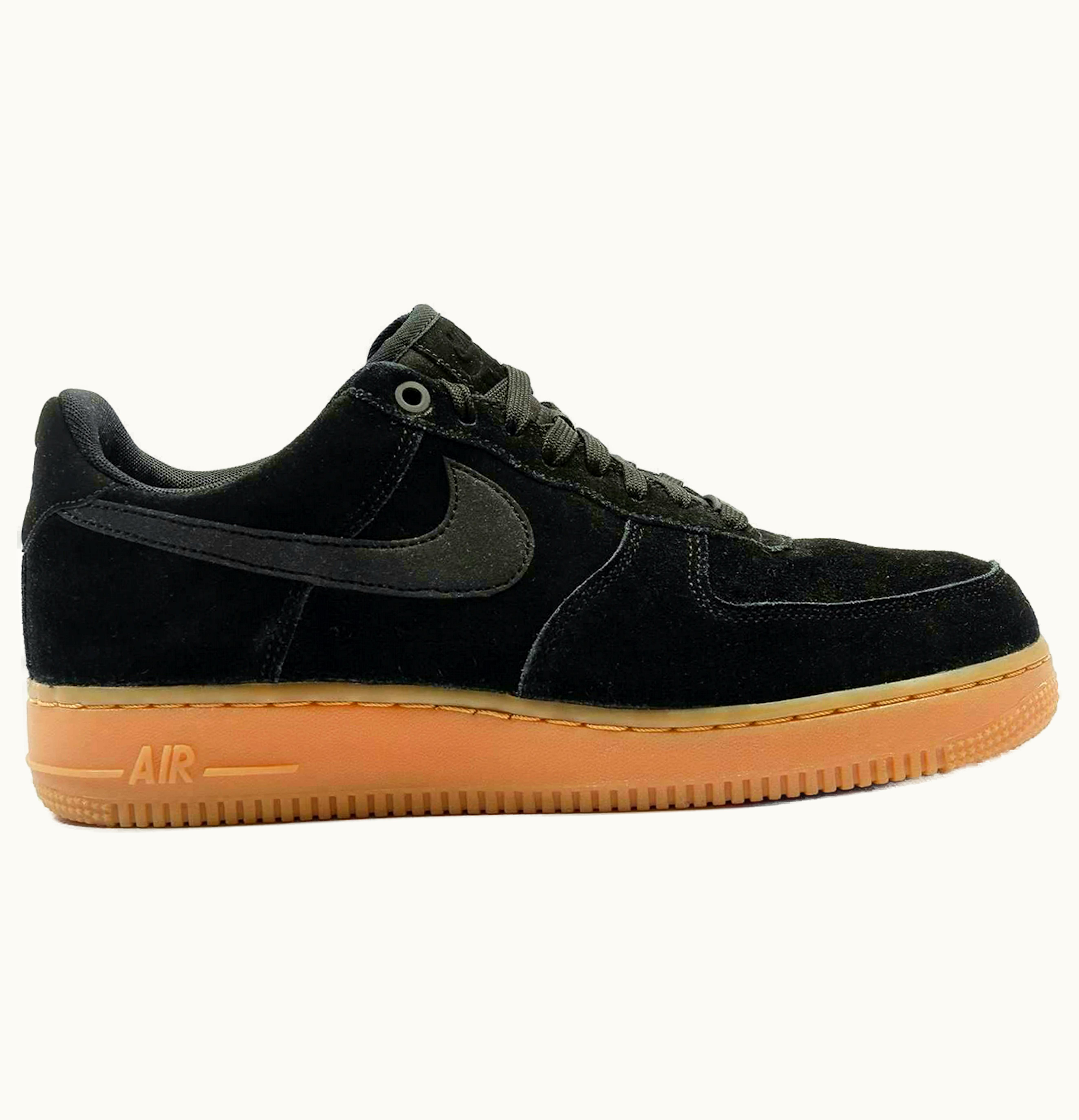 Nike Nike Air Force 1 Low 07 Black Suede Gum