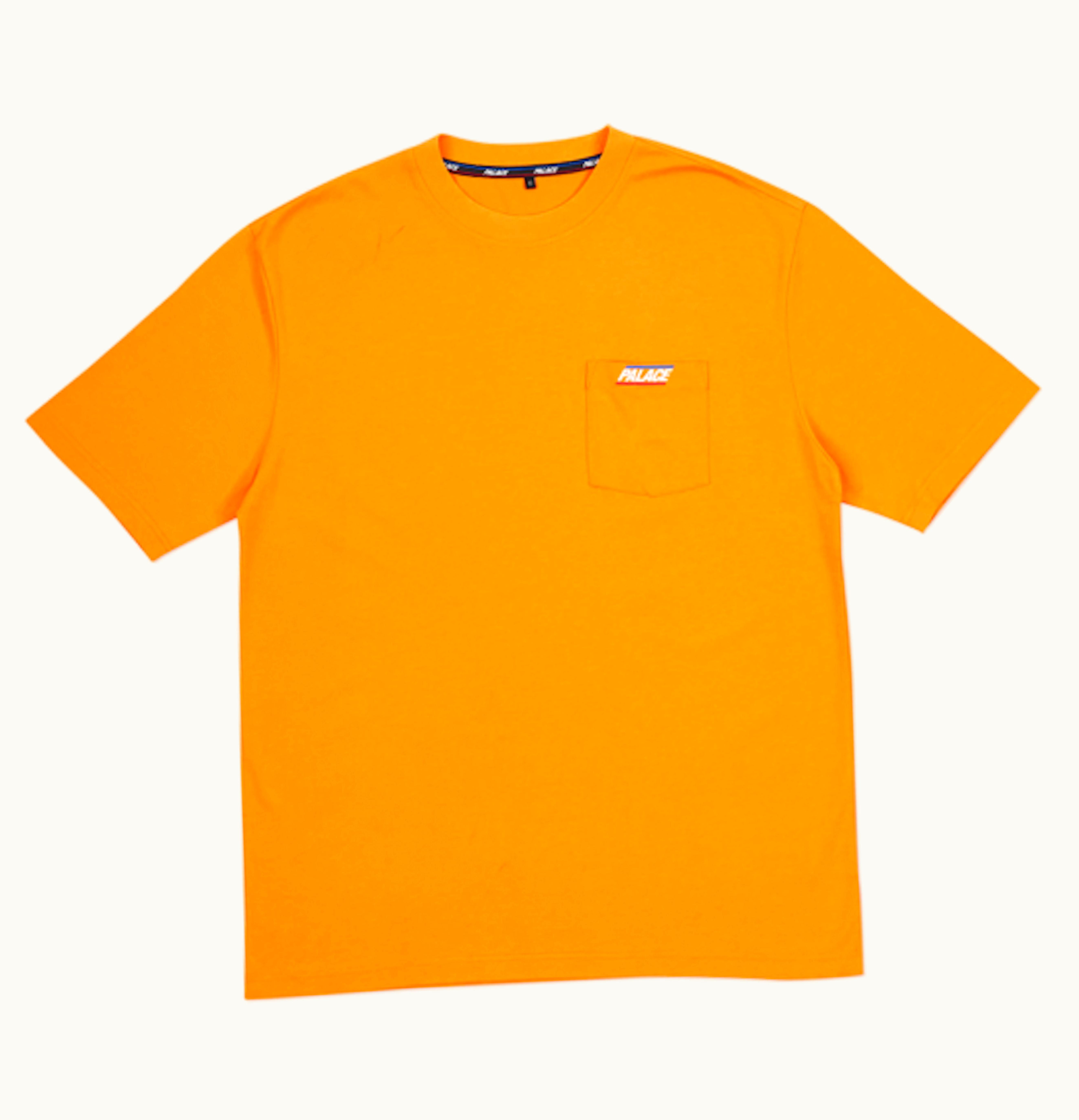 Palace Palace Basically A Pocket T Shirt Winter 2017 Orange