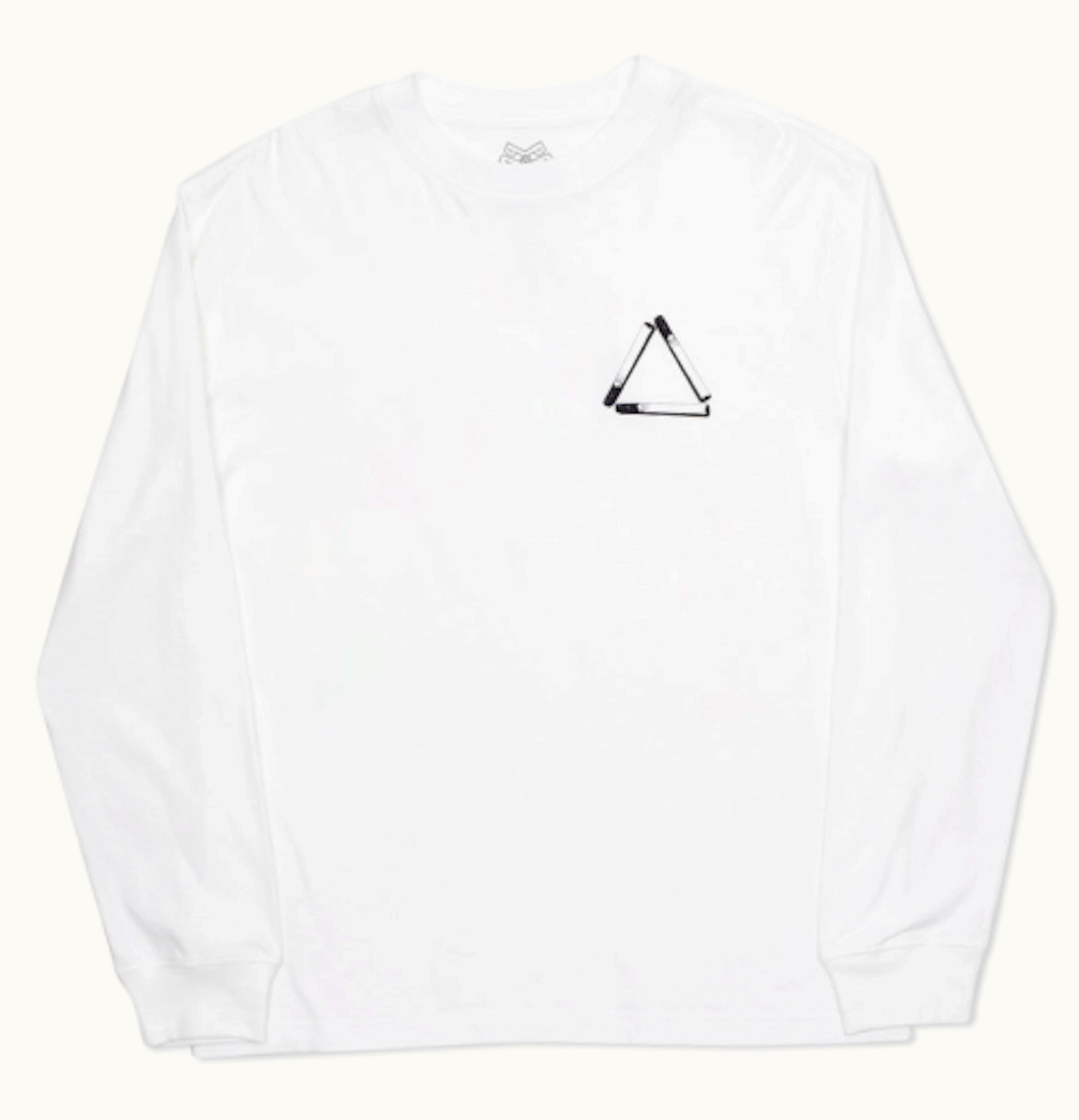Palace Palace Tri Smoke L S T Shirt White