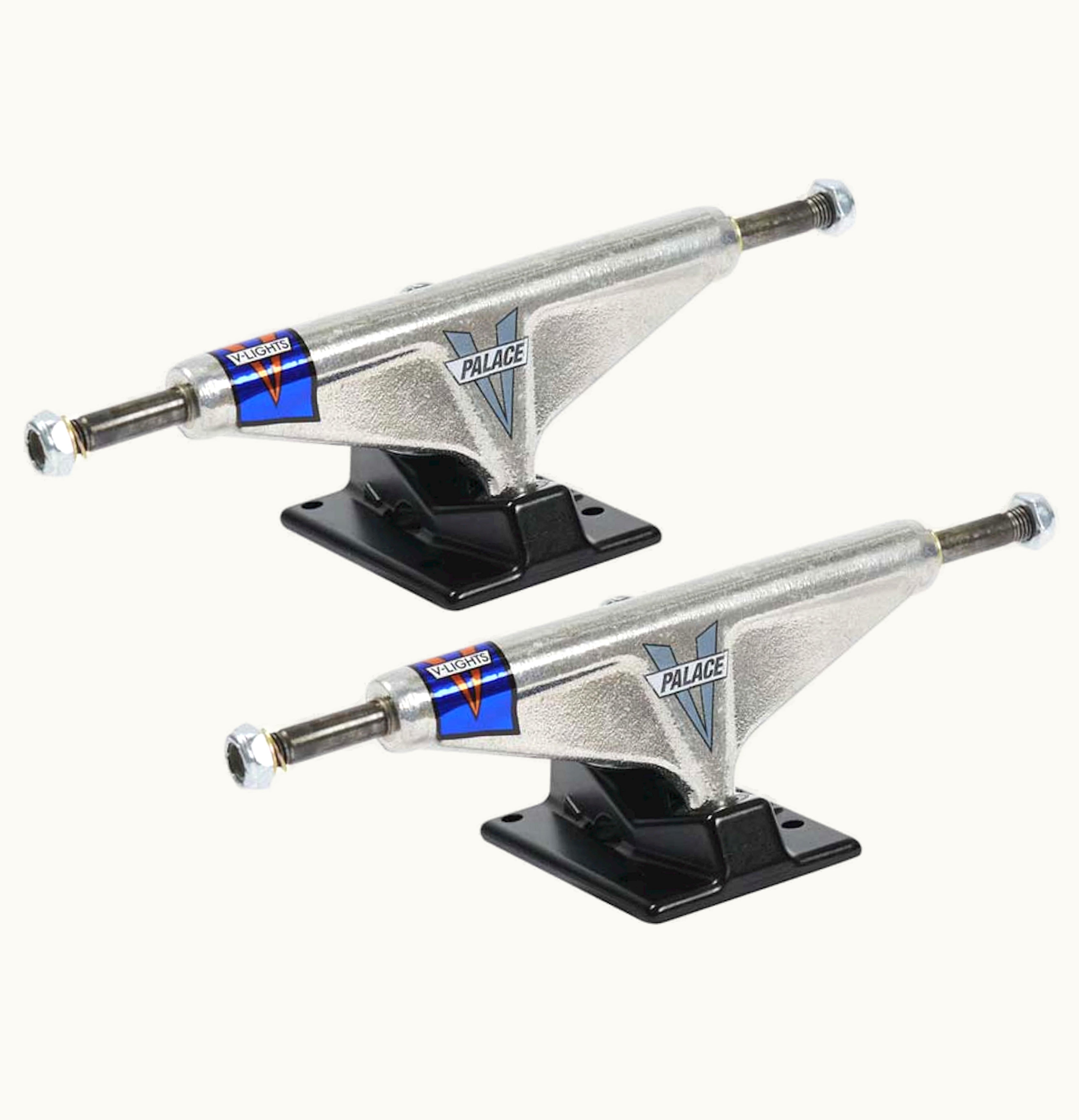 Palace Palace Venture Polished V Lights 52 Hi Black Trucks