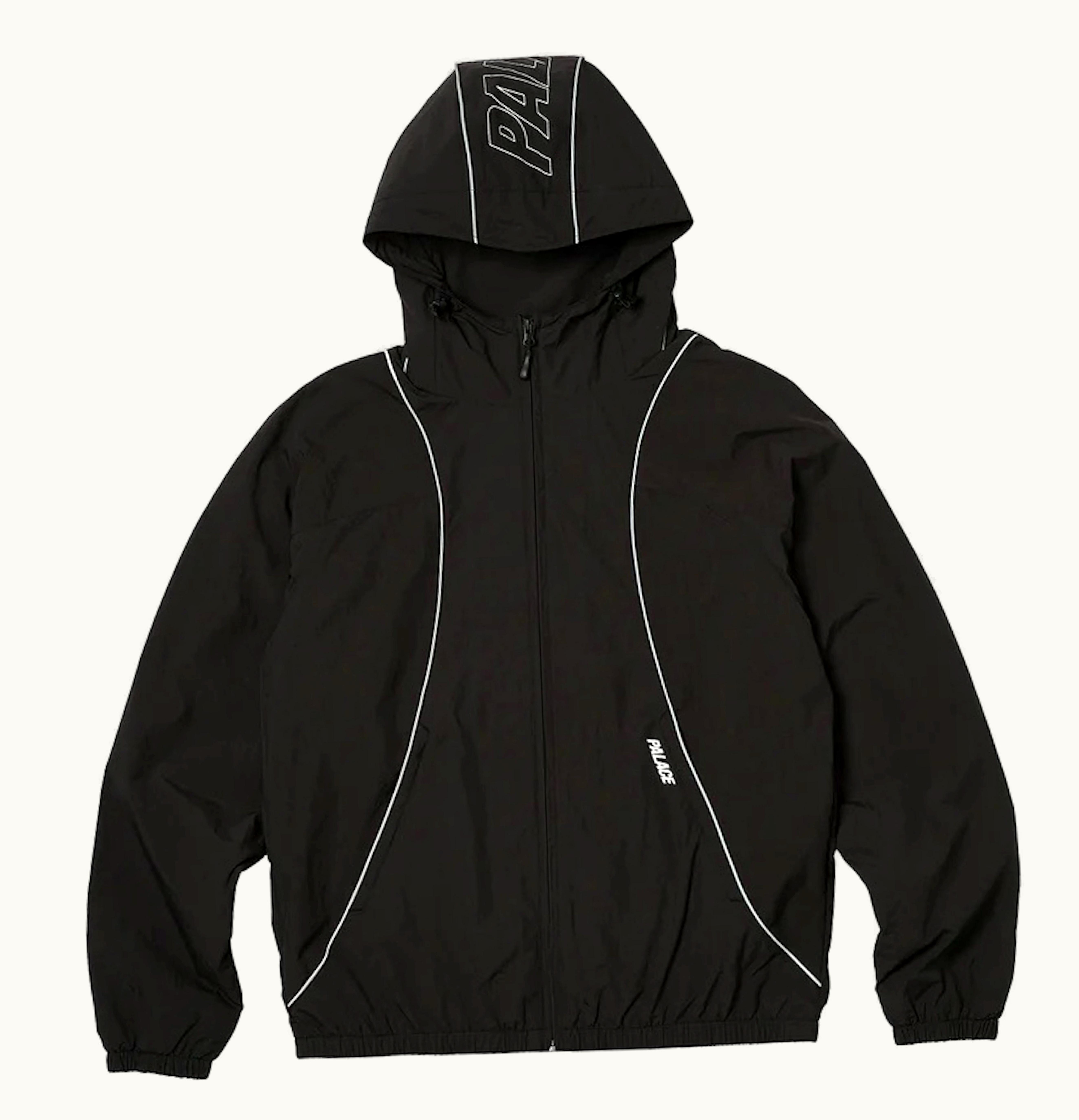 Palace Palace Font Zip Shell Jacket Black Black