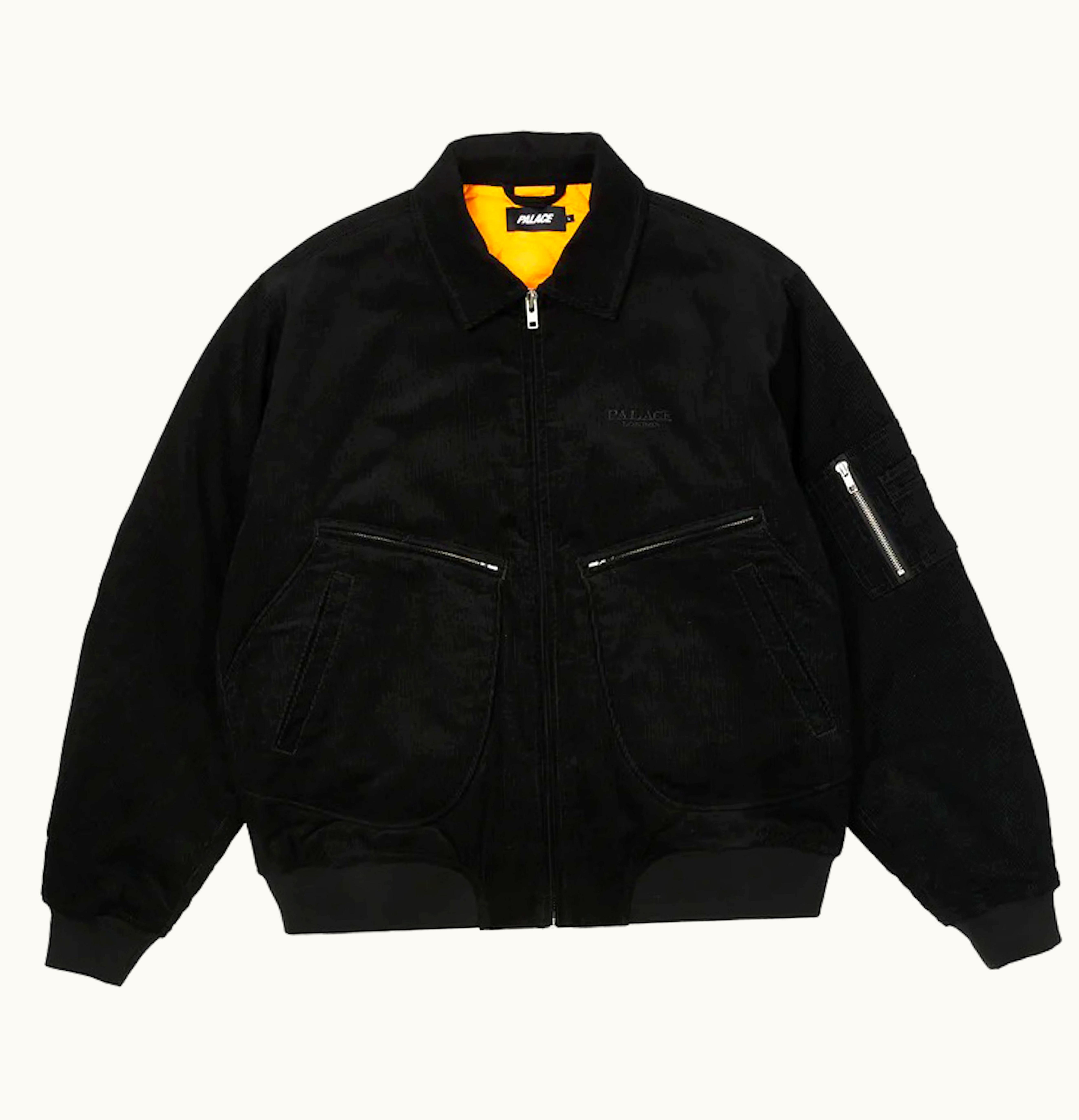 Palace Palace Cord Ma 1 Jacket Black