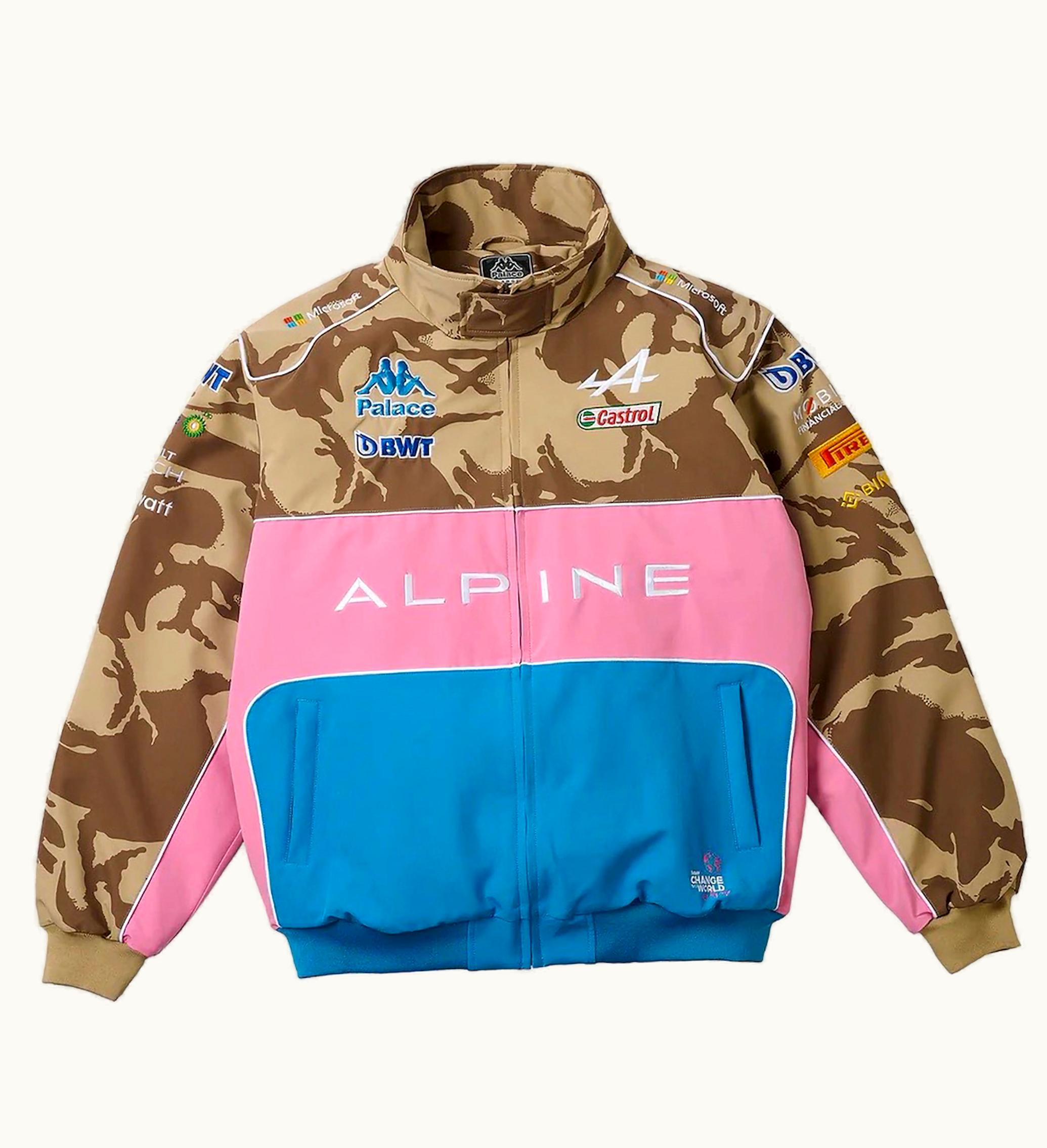 Palace Palace X Kappa For Alpine Pit Jacket Desert Camo