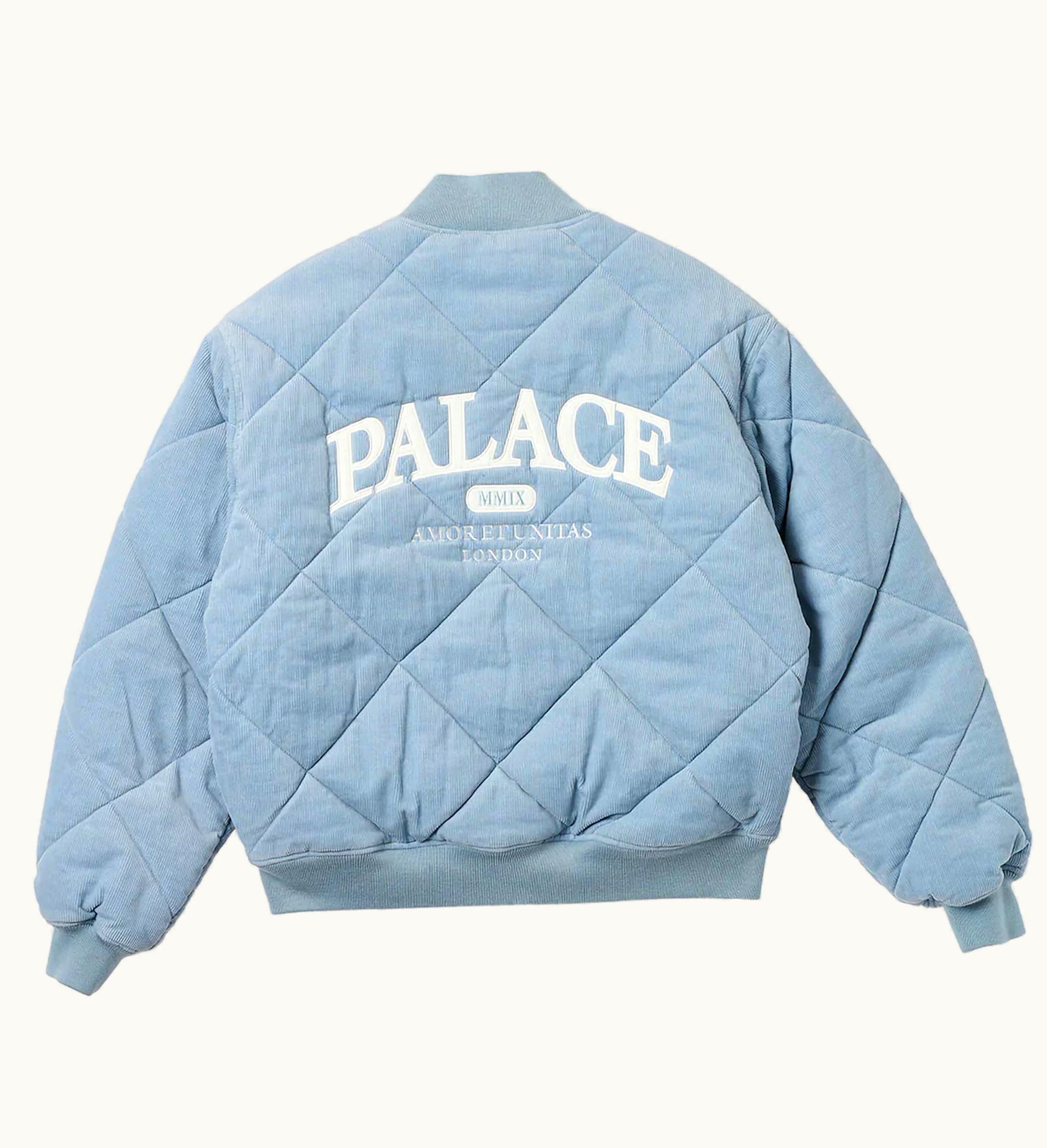 Palace Palace Quilted Jacket Chill Blue