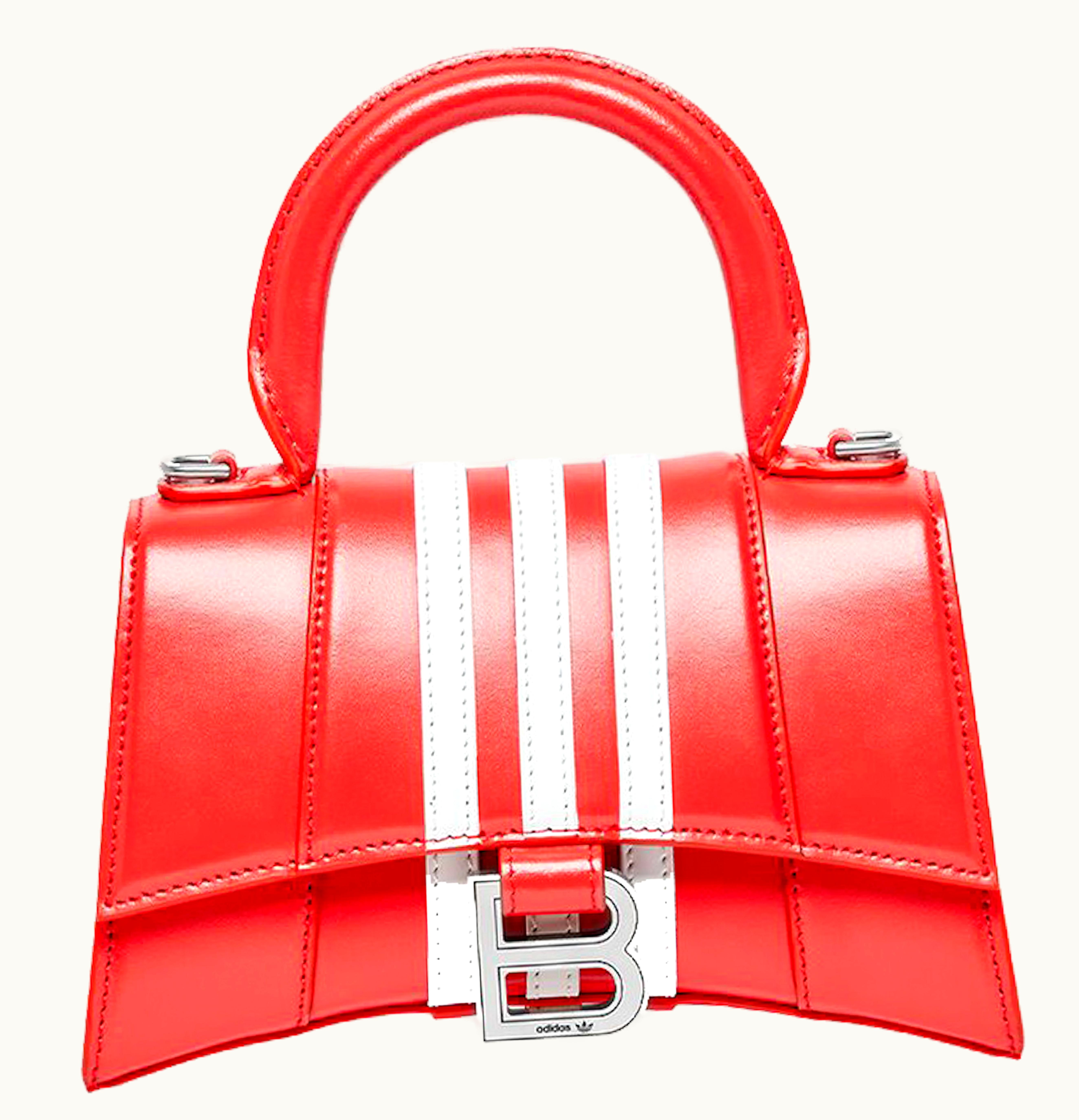 Balenciaga Balenciaga x adidas Hourglass XS Box Handbag Red