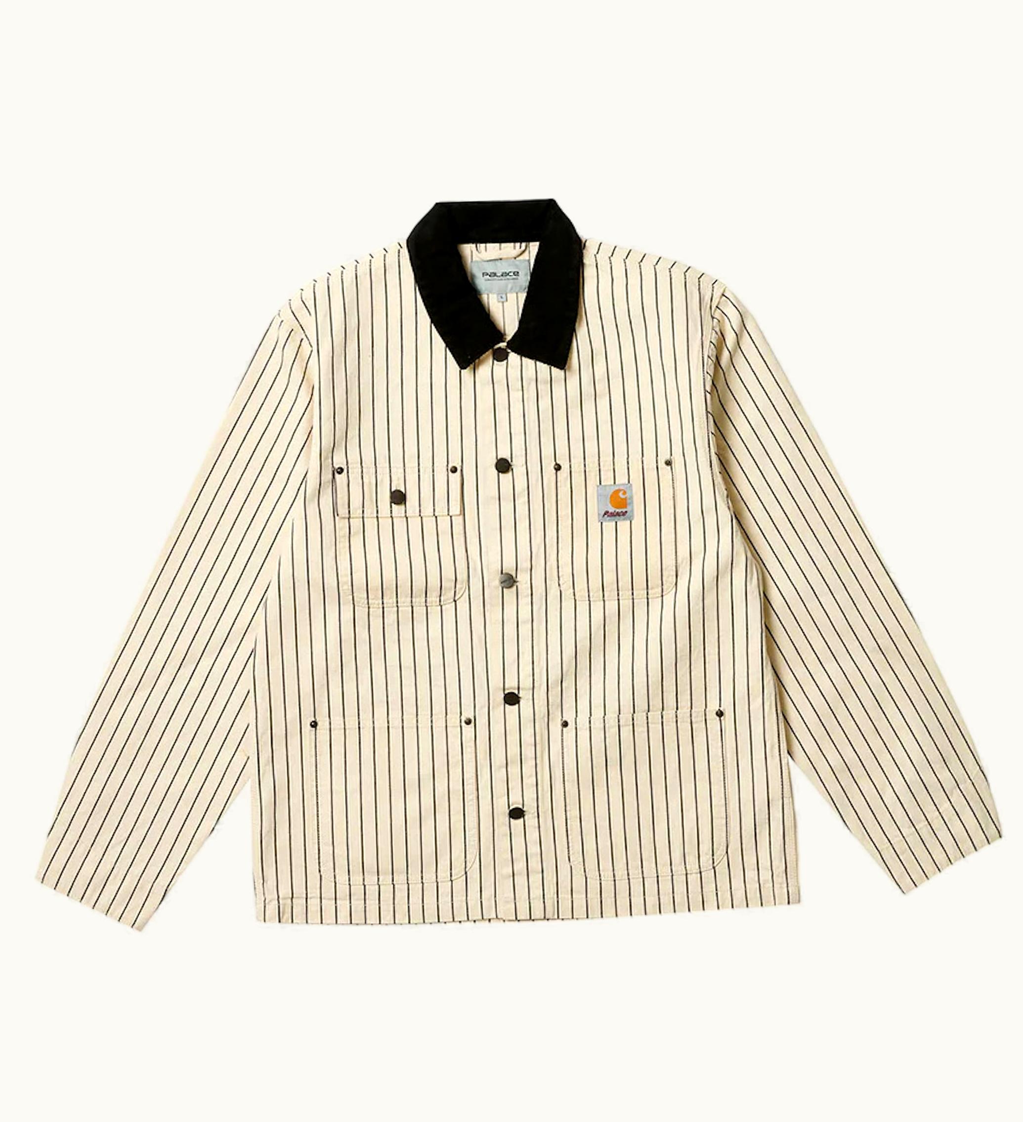 Palace Palace X Carhartt WIP Michigan Coat Hickory Wax Black