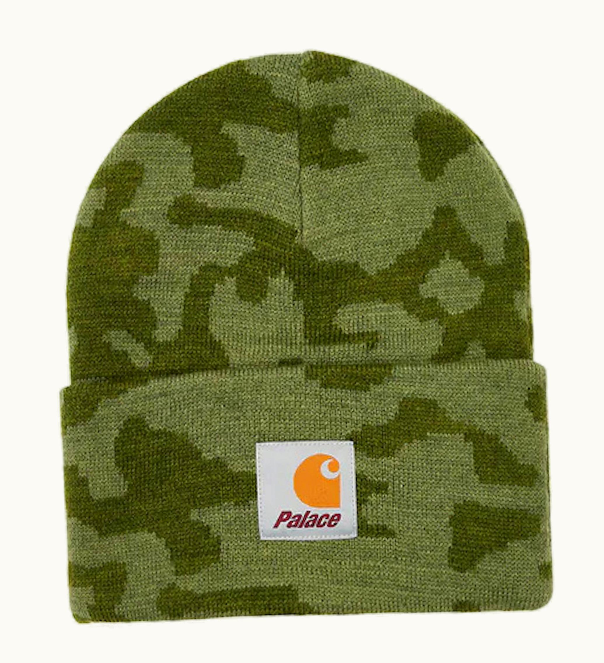 Palace Palace X Carhartt WIP Watch Hat Dollar Green Camo