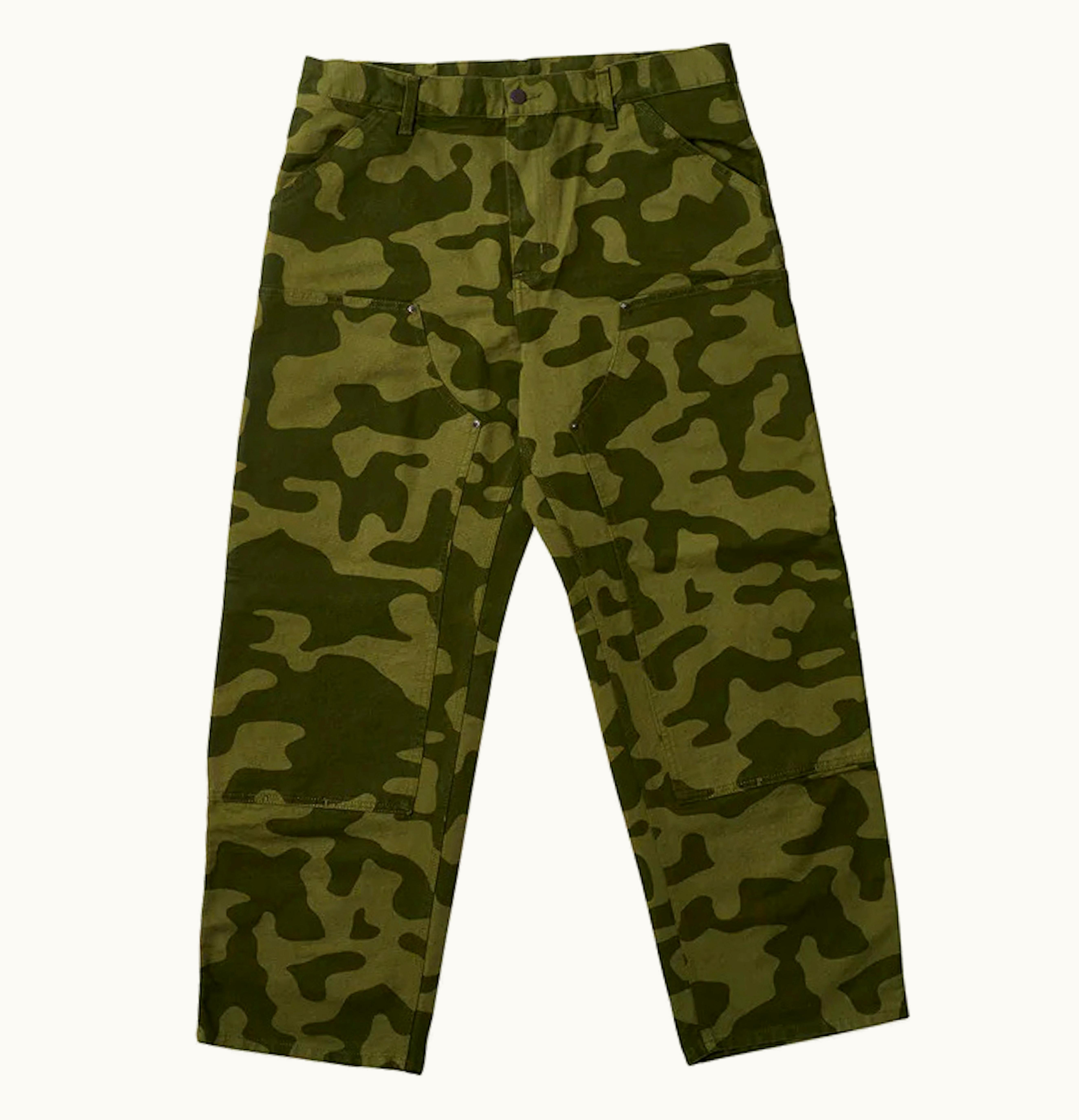 Palace Palace X Carhartt WIP Double Knee Pant Dollar Green
