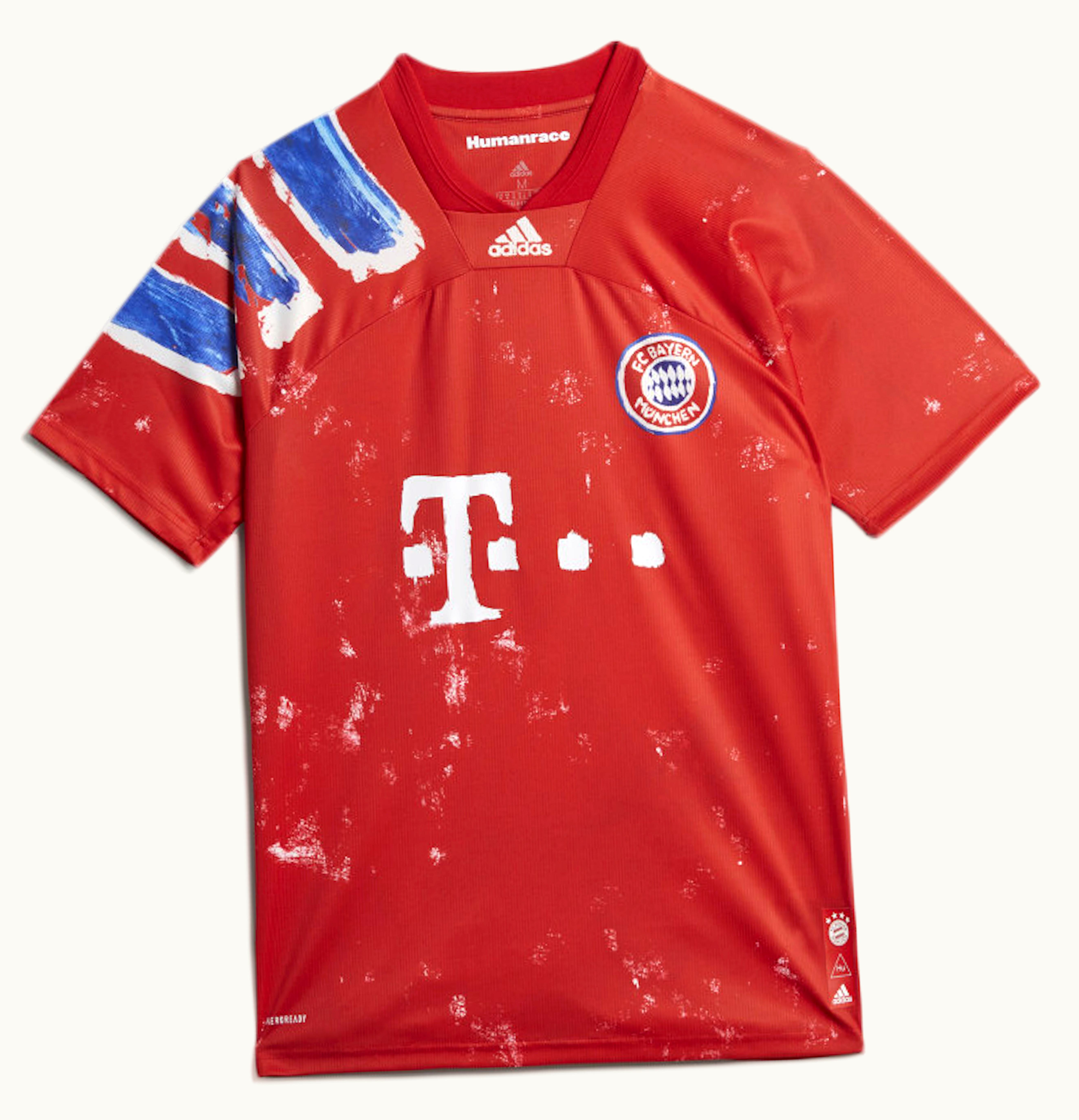 Adidas adidas FC Bayern Human Race Jersey True Red White
