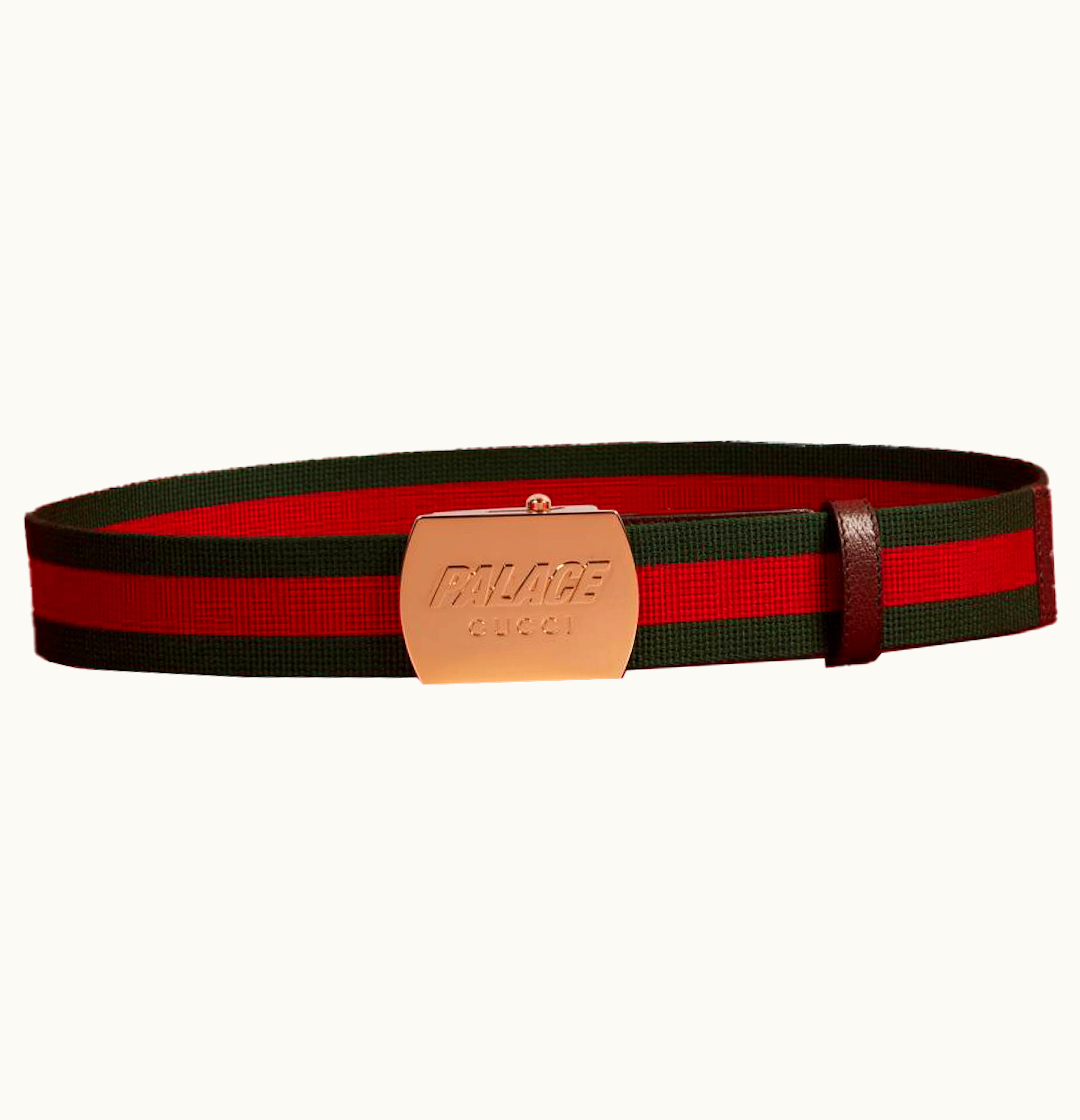 Palace Palace X Gucci Web Skater Belt Multicolor