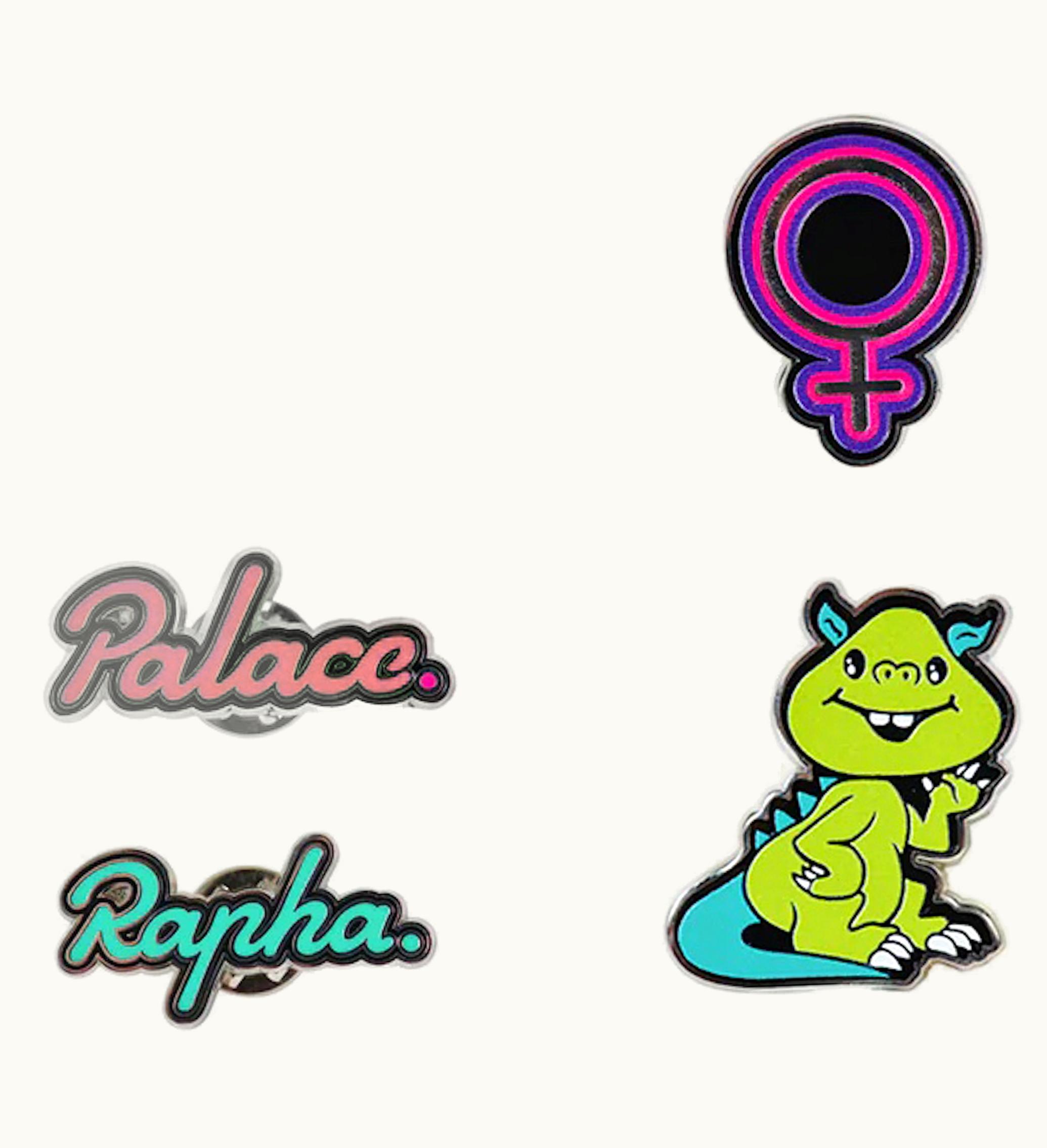 Palace Palace X Rapha Ef Education First Pin Badge Set Multi