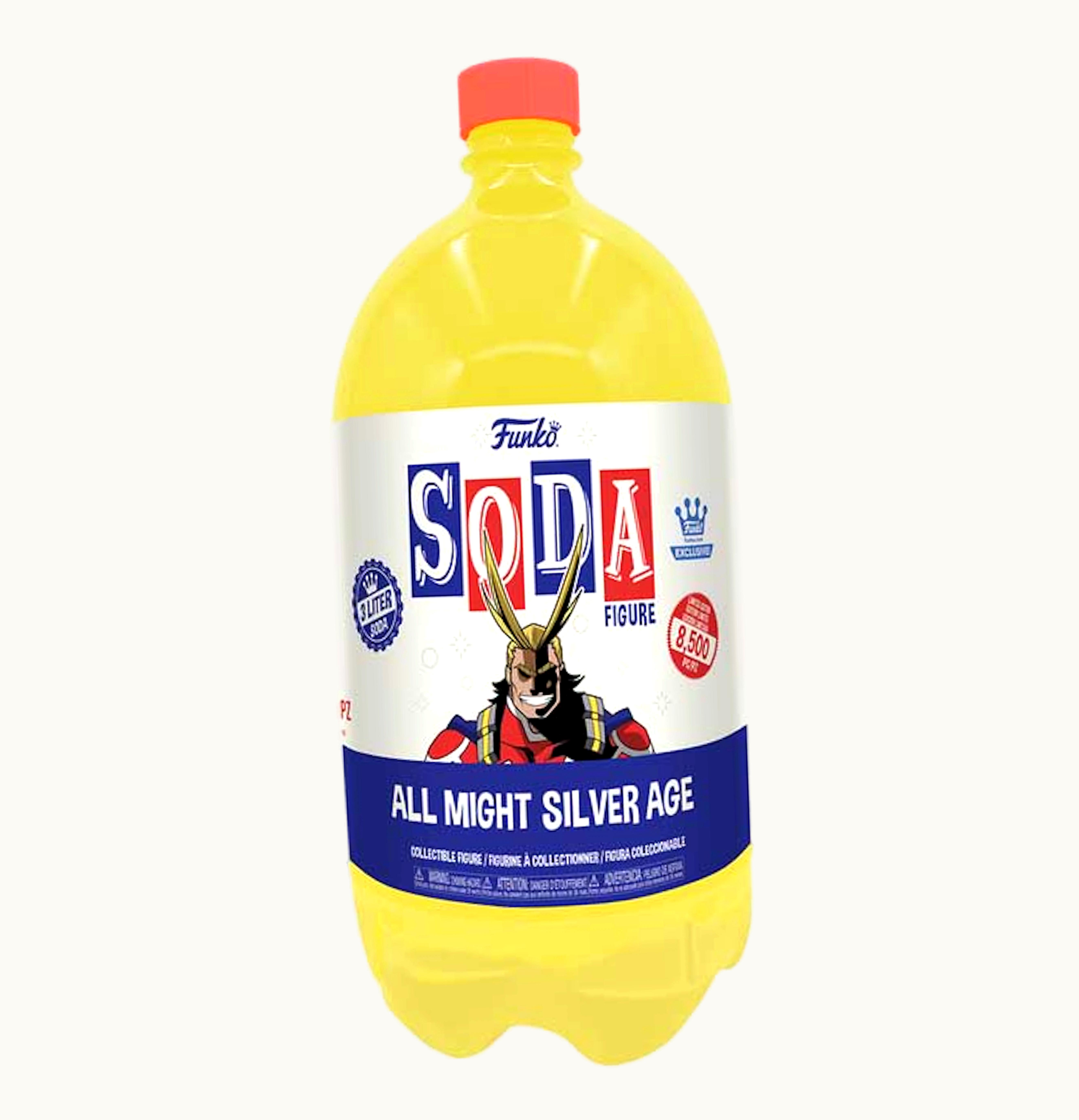 Funko Funko Soda 3 Liter My Hero Academia All Might Silver Age Funko Shop Exclusive Figure Sealed Bottle