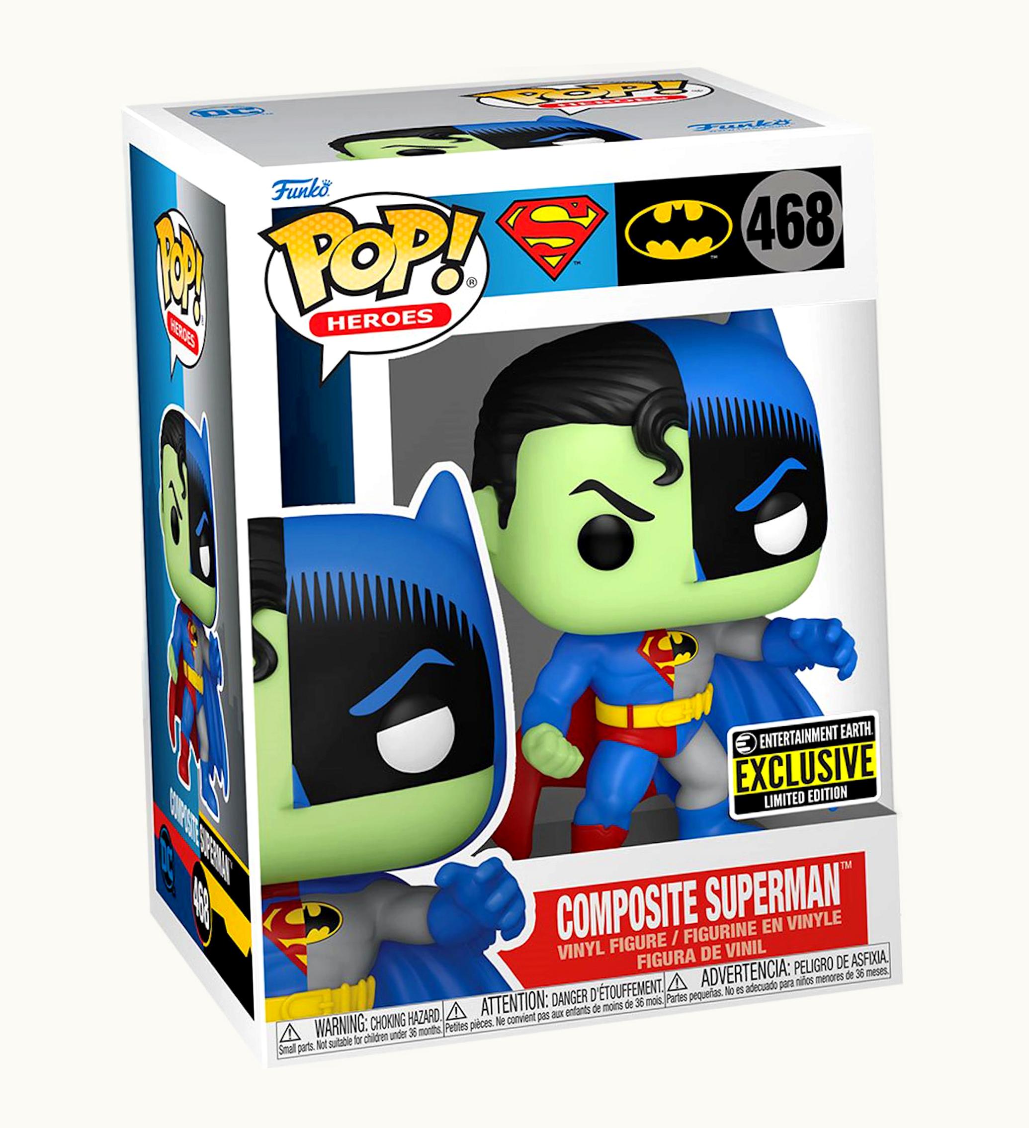 Funko Funko Pop Heroes DC Comics Composite Superman Entertainment Earth Exclusive Figure 468