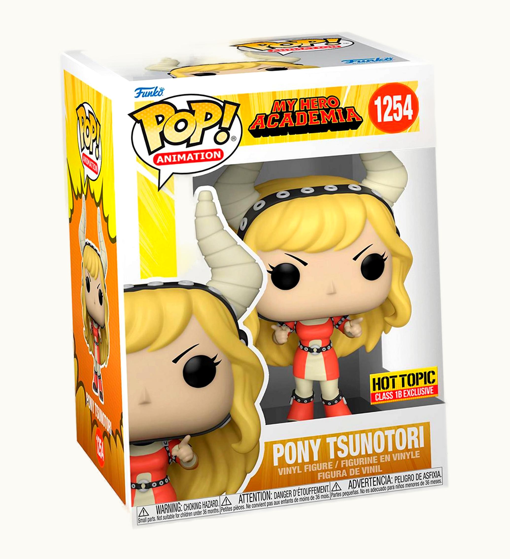Funko Funko Pop Animation My Hero Academia Pony Tsunotori Hot Topic Class 1b Exclusive Figure 1254