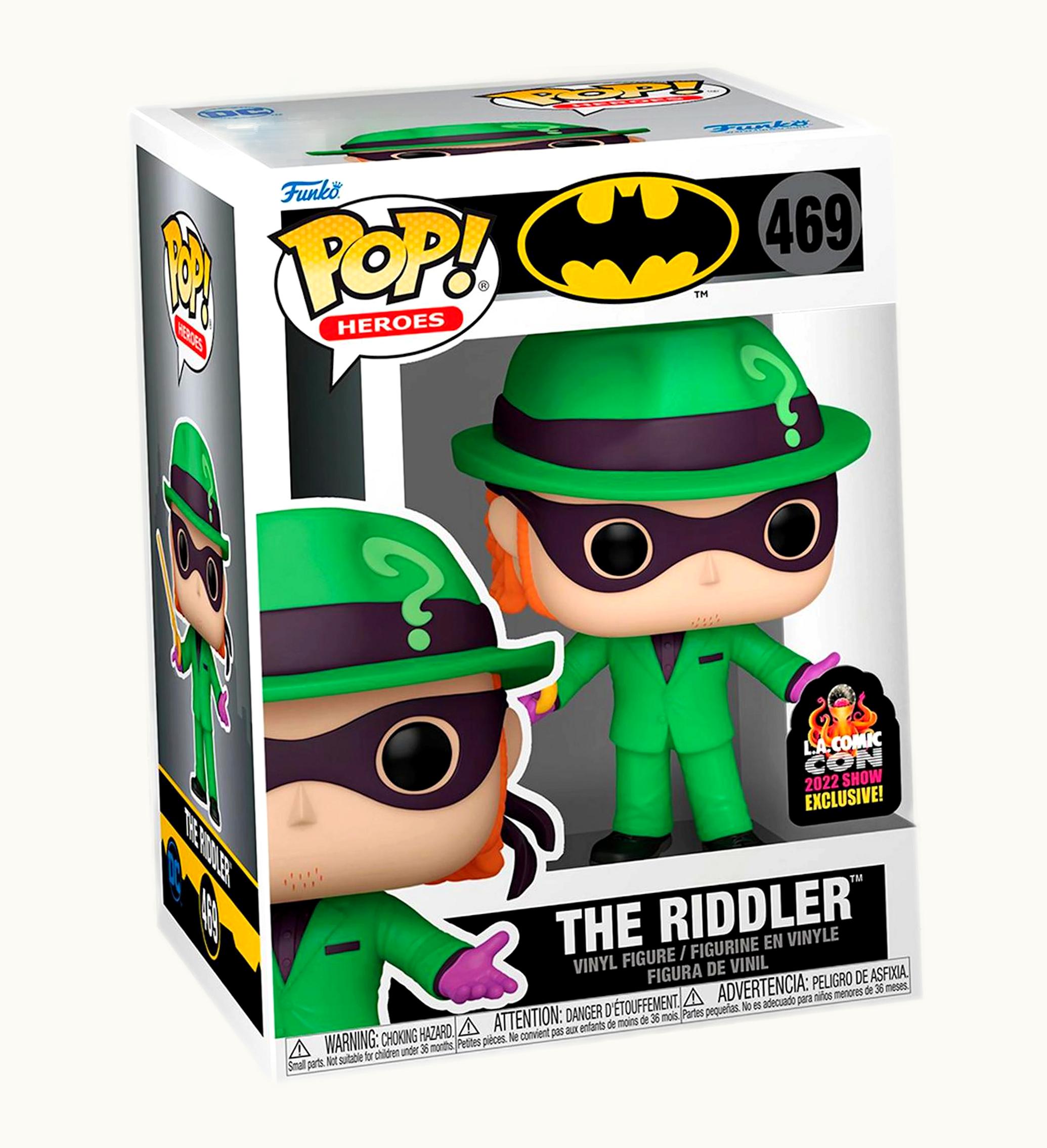 Funko Funko Pop Heroes Batman The Riddler 2022 Lacc Exclusive Figure 469