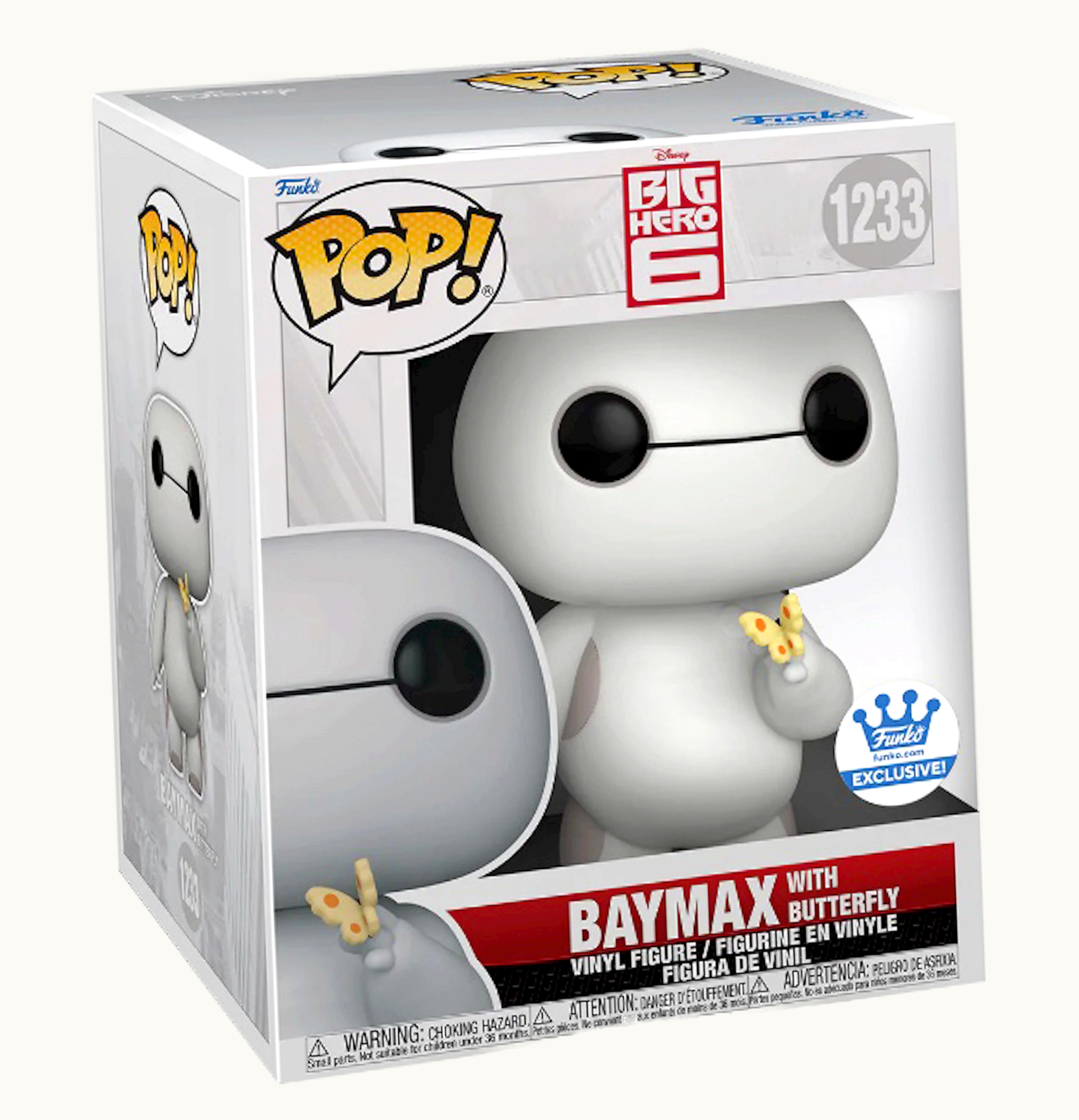 Funko Funko Pop Disney Big Hero 6 Baymax With Butterfly Funko Shop Exclusive Figure 1233