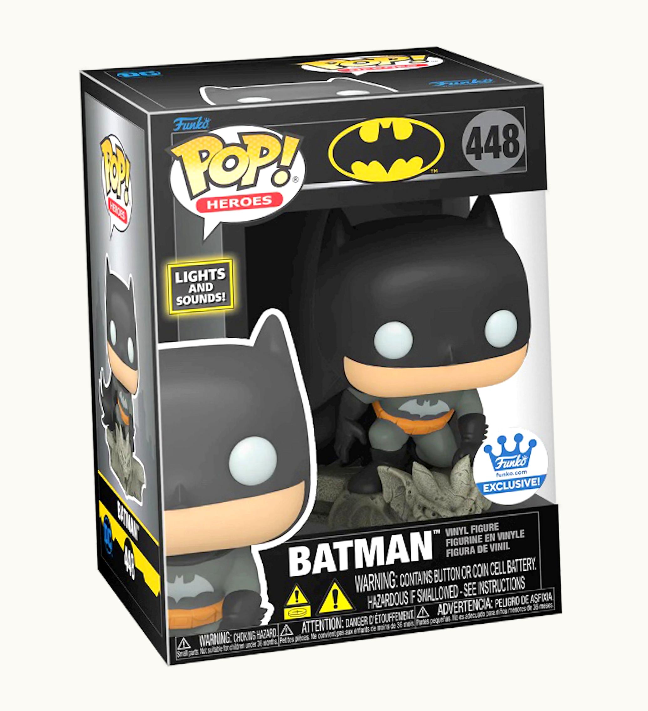 Funko Funko Pop Heroes Batman With Lights And Sounds Funko Shop Exclusive Figure 448