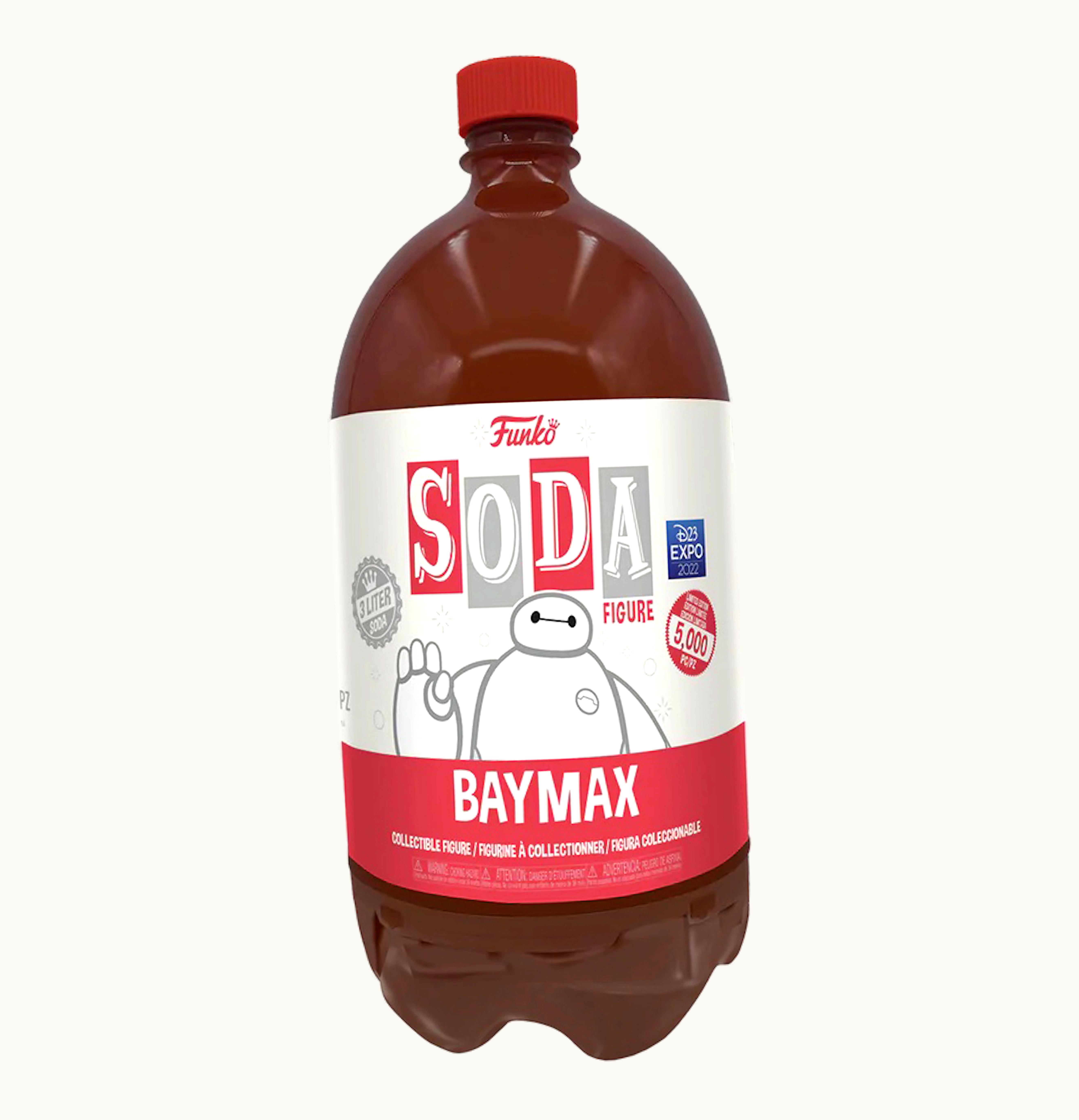 Funko Funko Soda 3 Liter Disney Big Hero 6 Baymax 2022 D23 Expo Exclusive Figure Sealed Bottle