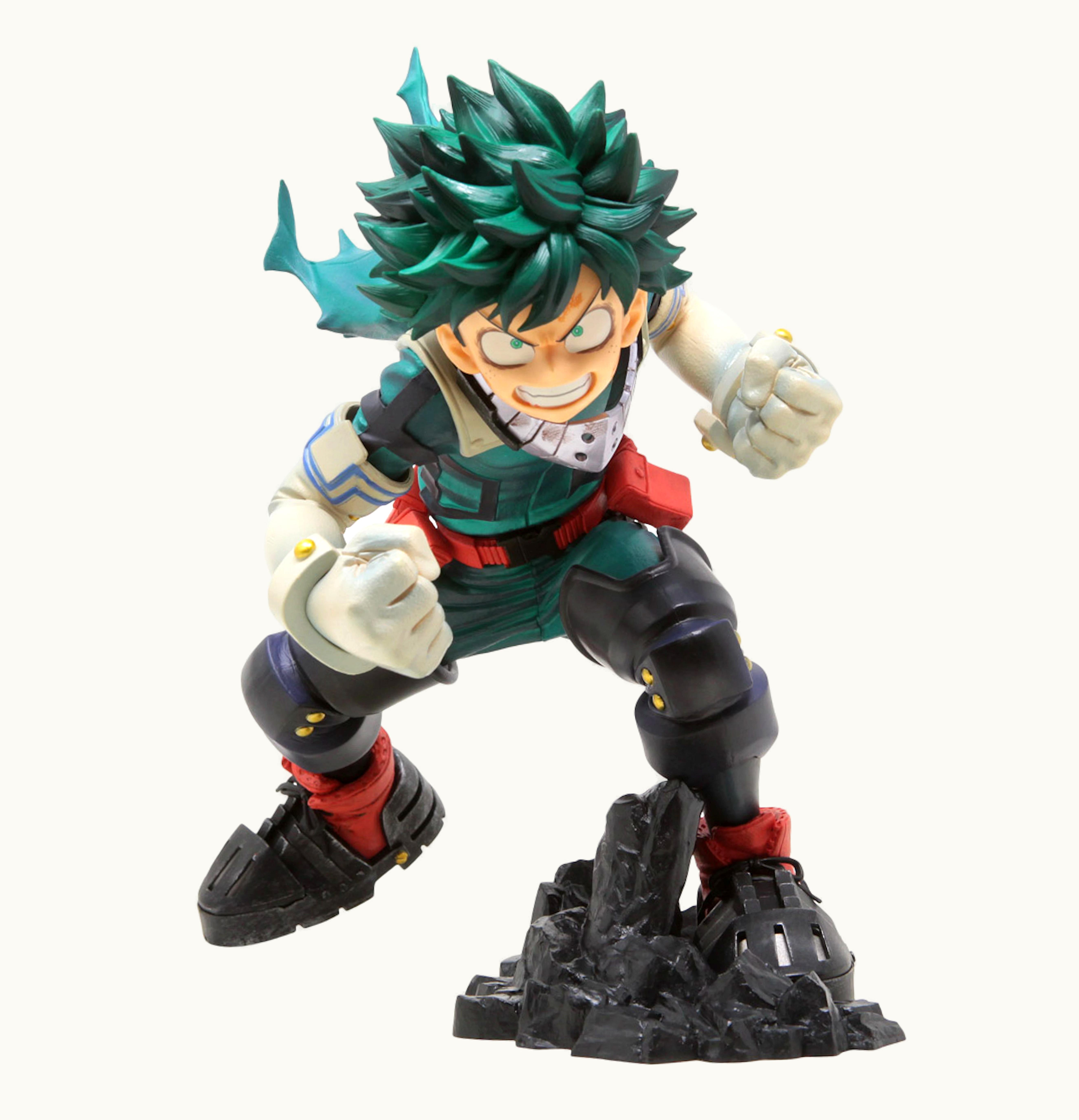 Banpresto My Hero Academia World Colosseum Modeling Academy Super Master Stars Piece Izuku Midoriya The Brush Figure Green