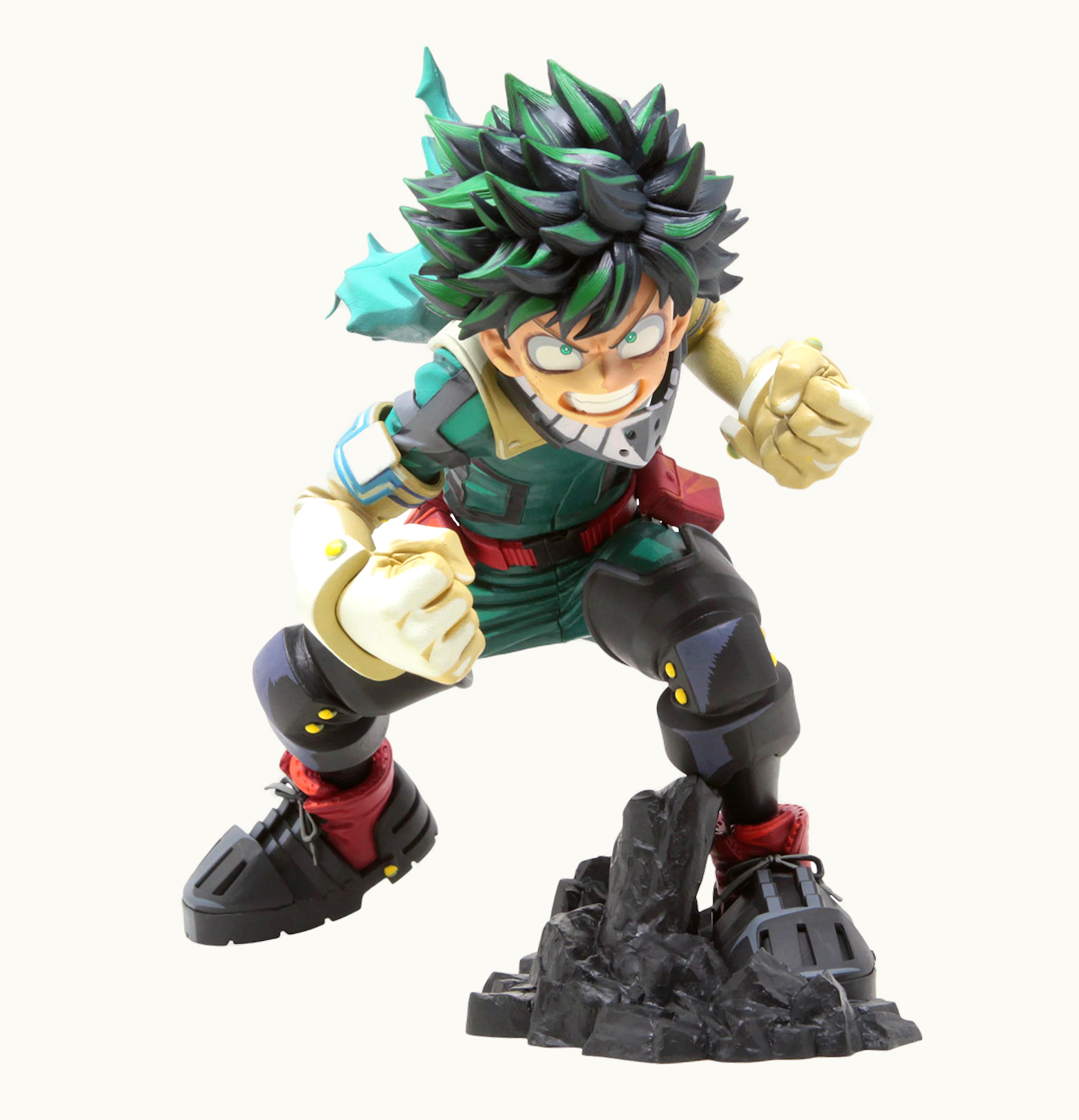 Banpresto My Hero Academia World Colosseum Modeling Academy Super Master Stars Piece Izuku Midoriya Manga Dimensions Figure Green