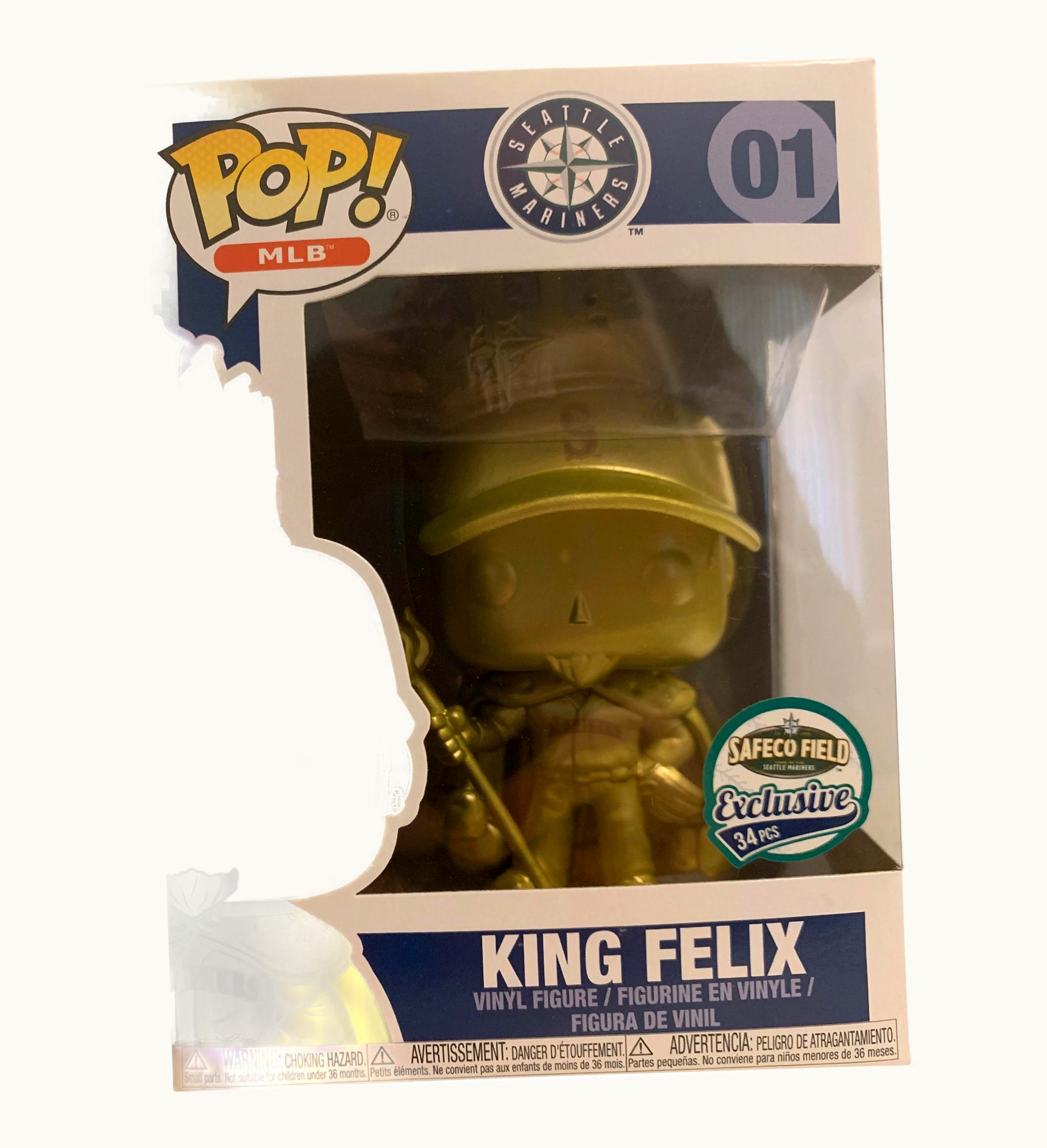 Funko Funko Pop Sports Mlb Seattle Mariners Felix Hernandez King Felix Gold Safeco Field Exclusive Figure 01