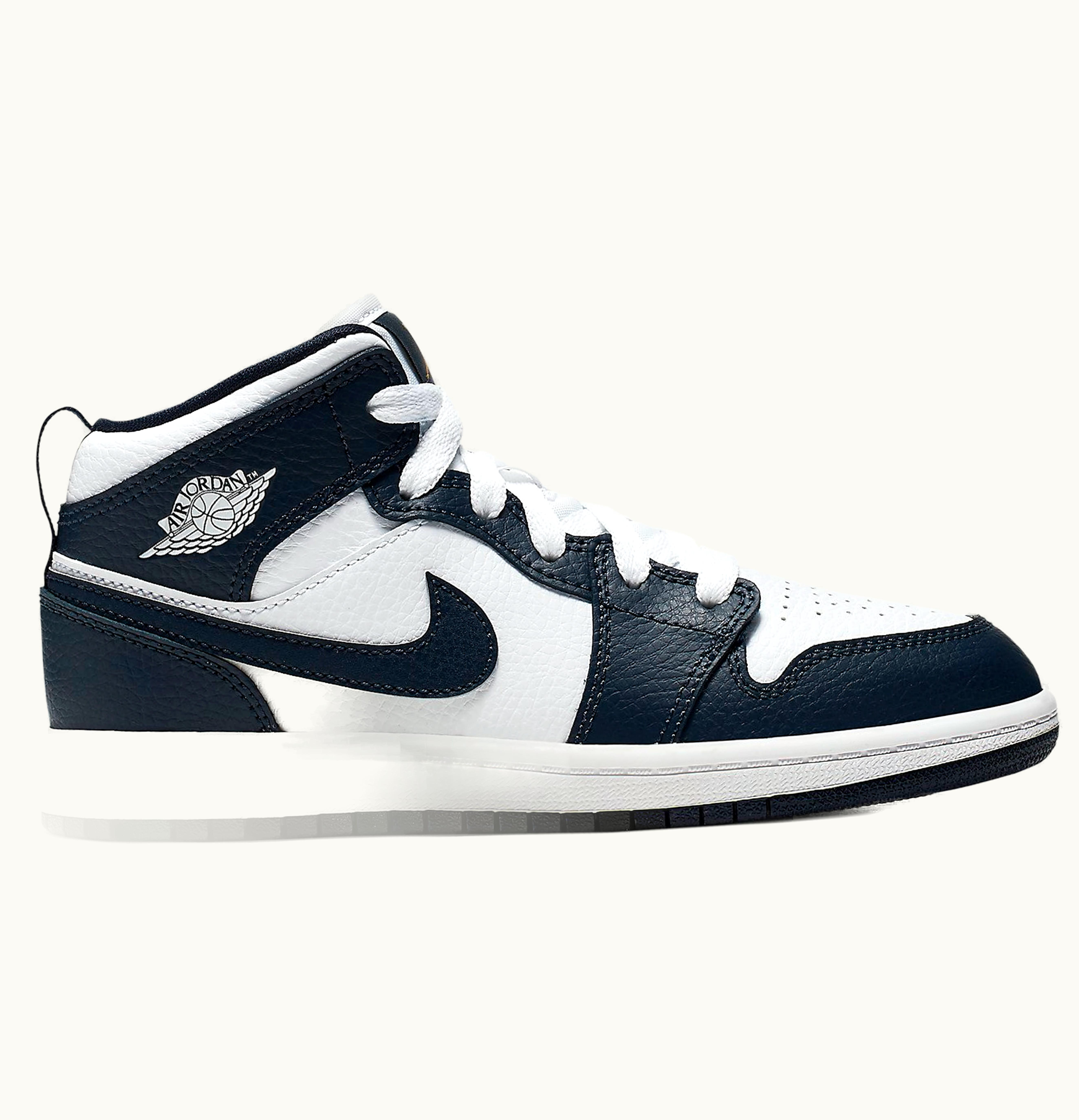 Jordan Air Jordan 1 Mid White Metallic Gold Obsidian PS